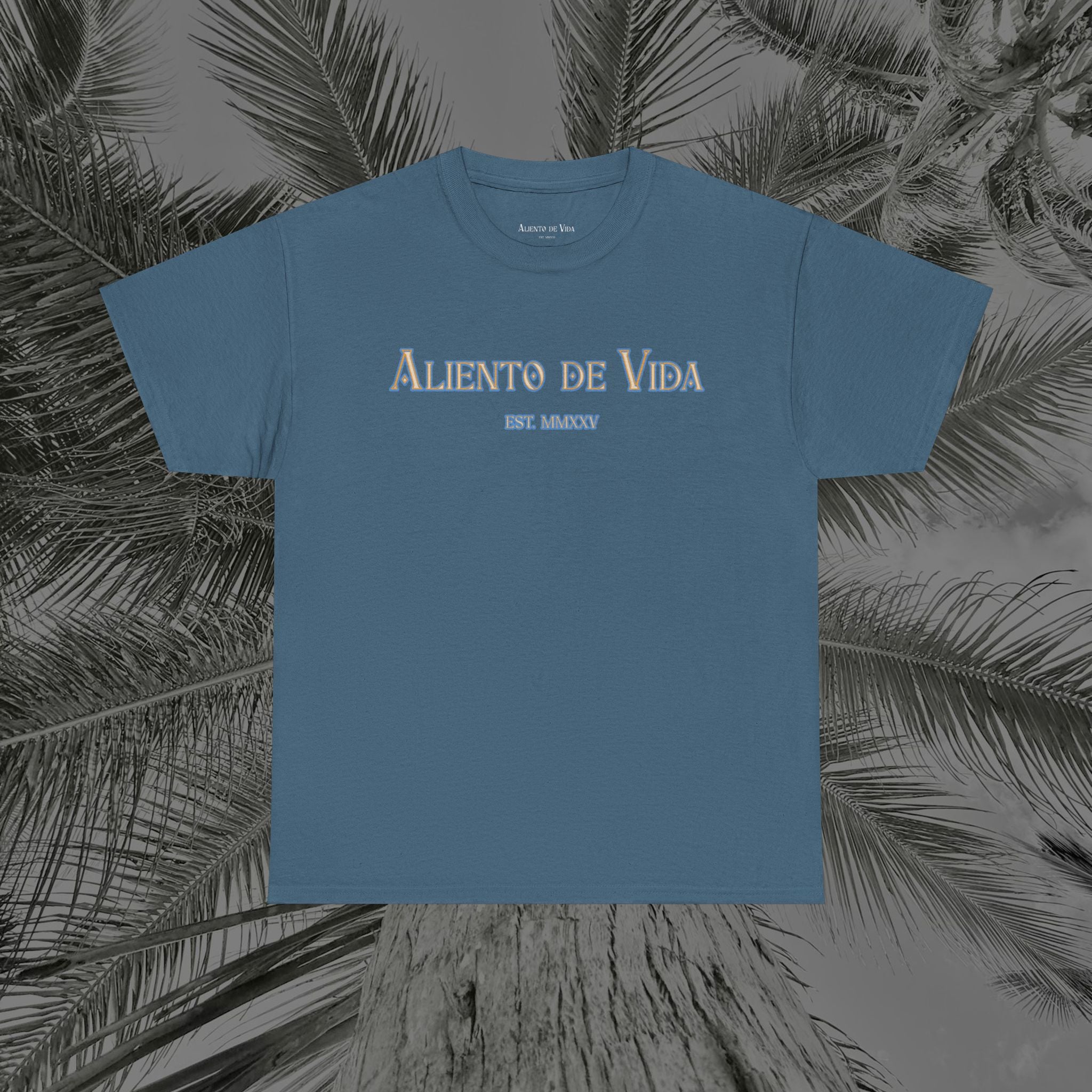 Ocean Motion - (UNISEX) Heavy Cotton Tee - Aliento De Vida