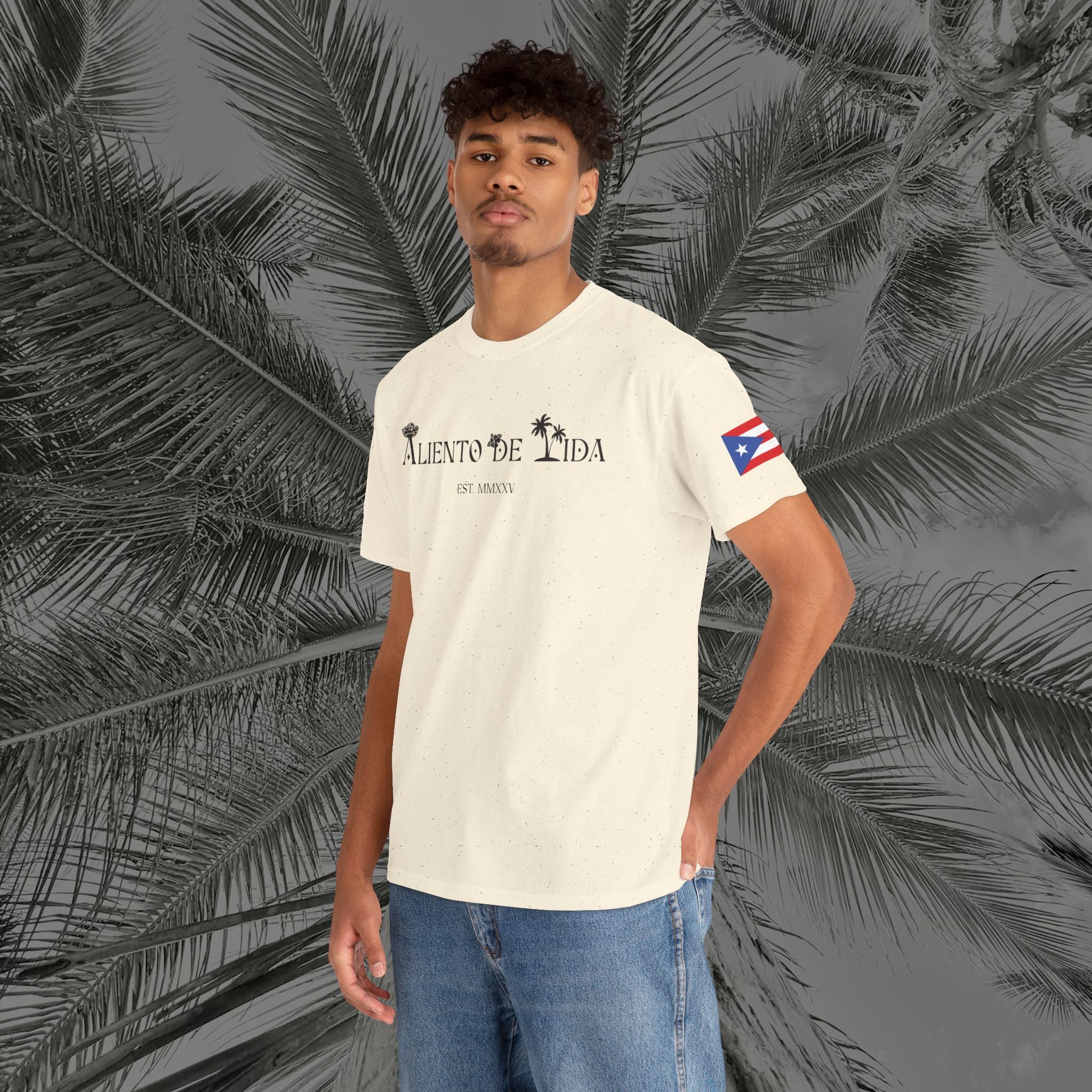 WE ARE PUERTO RICAN - PR COLLECTION - (UNISEX) Heavy Cotton Tee - Aliento De Vida