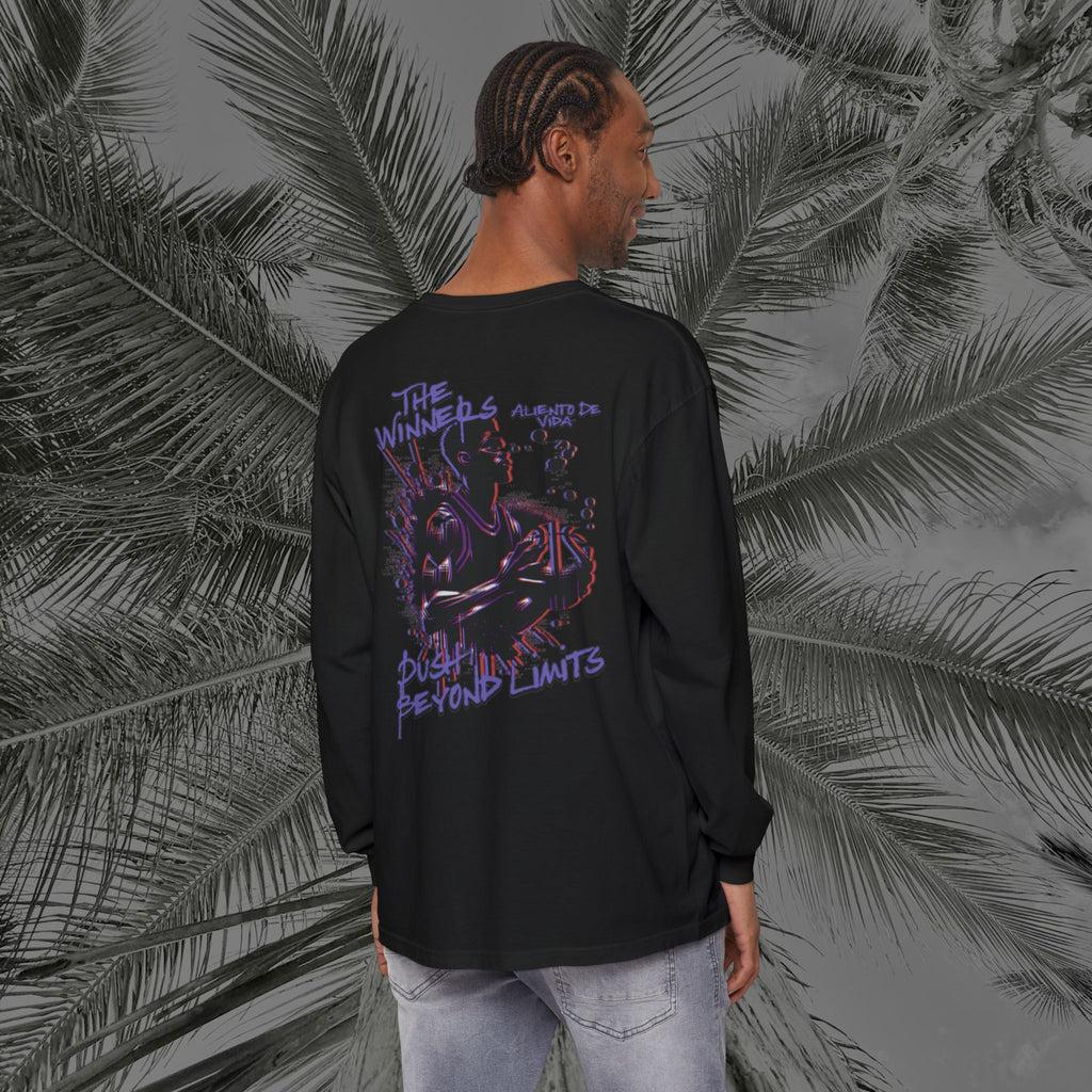 HUSTLE - (UNISEX) Long Sleeve Shirt - Aliento De Vida