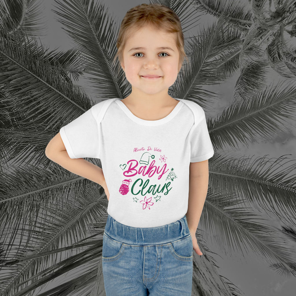 Baby Claus Magic - (Girls) Baby Bodysuit / Infant Onesie - Aliento De vida