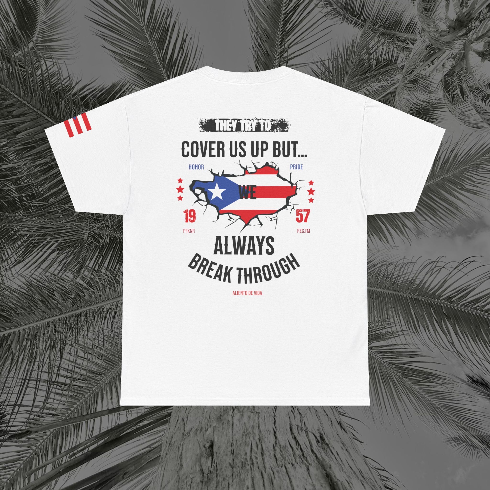 WE ARE PUERTO RICAN - PR COLLECTION - (UNISEX) Heavy Cotton Tee - Aliento De Vida