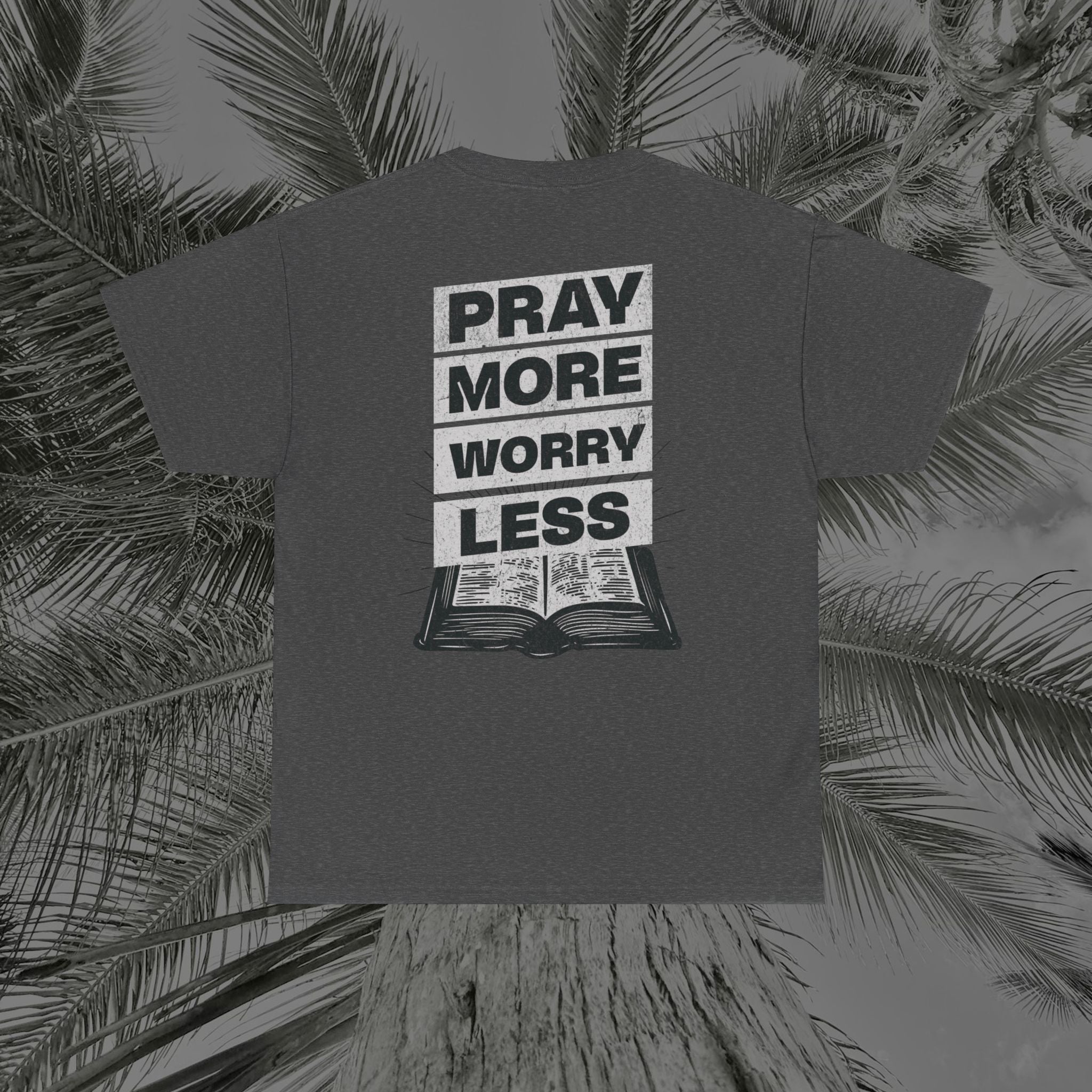 Peace Through Prayer - (UNISEX) Heavy Cotton Tee - Aliento De Vida