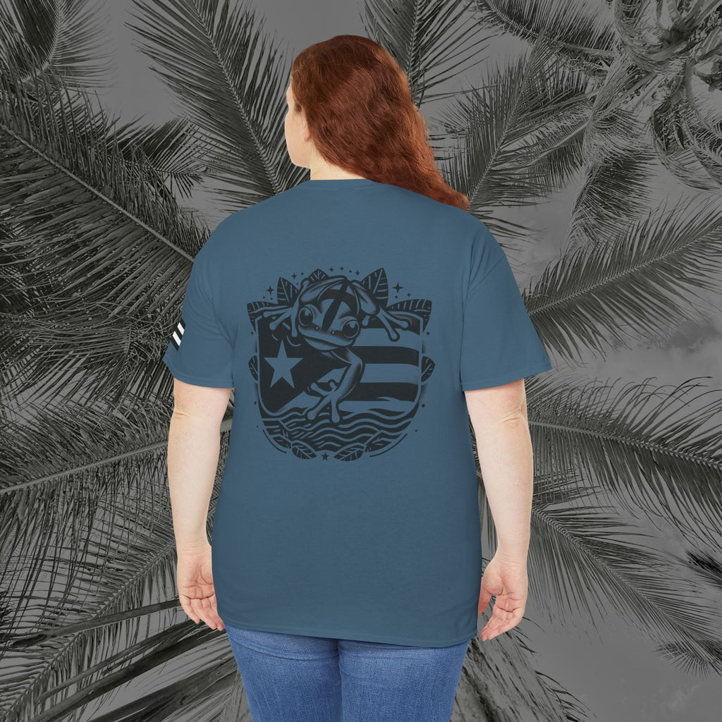 Frog Of The Island - PR COLLECTION - (UNISEX) Heavy Cotton Tee - Aliento De Vida