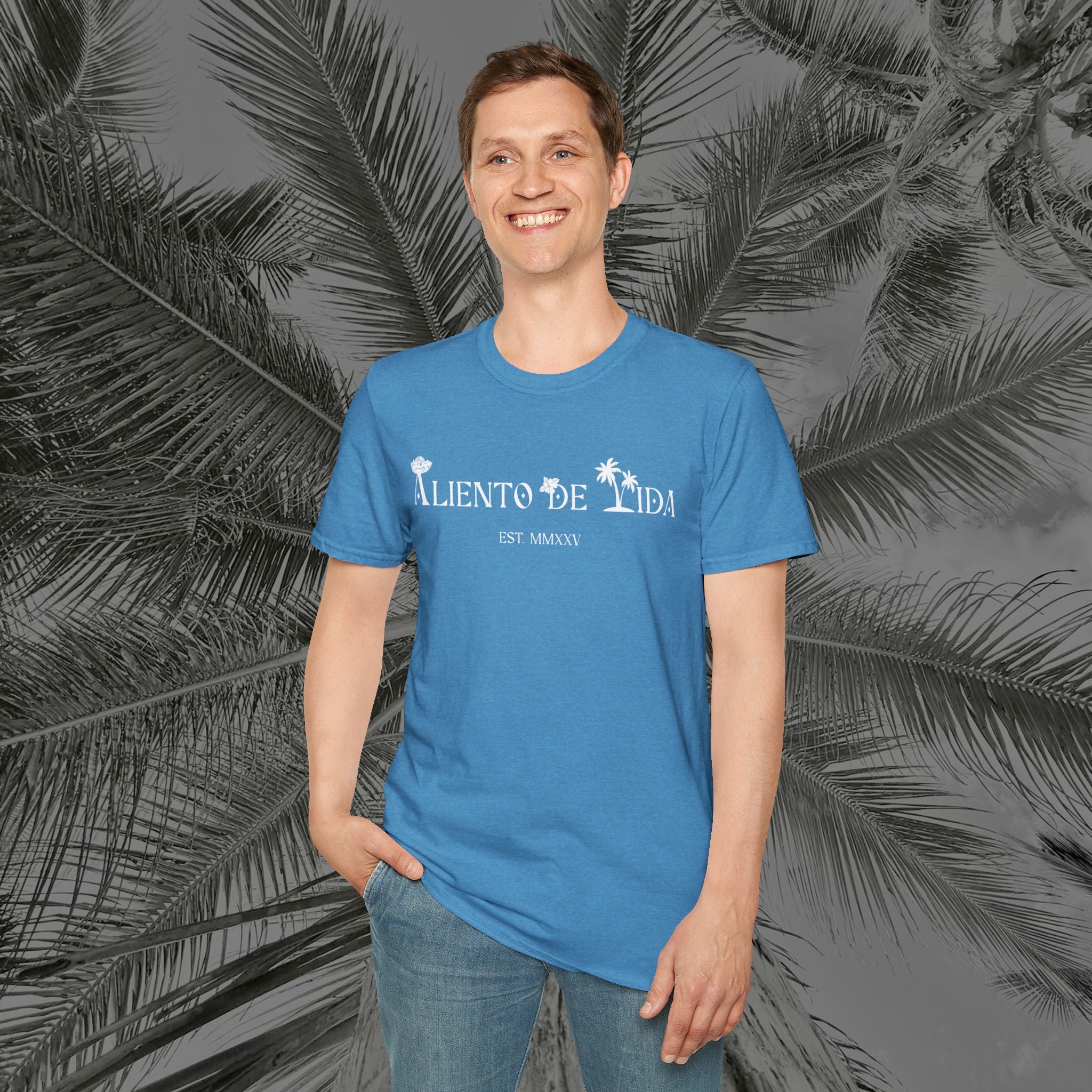 A Slice of Paradise - PR COLLECTION - (UNISEX) Soft style T-Shirt - Aliento De Vida