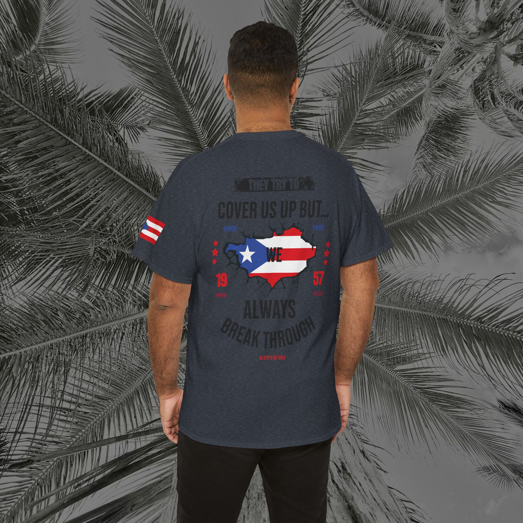 WE ARE PUERTO RICAN - PR COLLECTION - (UNISEX) Heavy Cotton Tee - Aliento De Vida