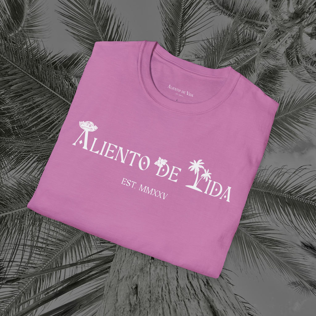 A Slice of Paradise - PR COLLECTION - (UNISEX) Soft style T-Shirt - Aliento De Vida