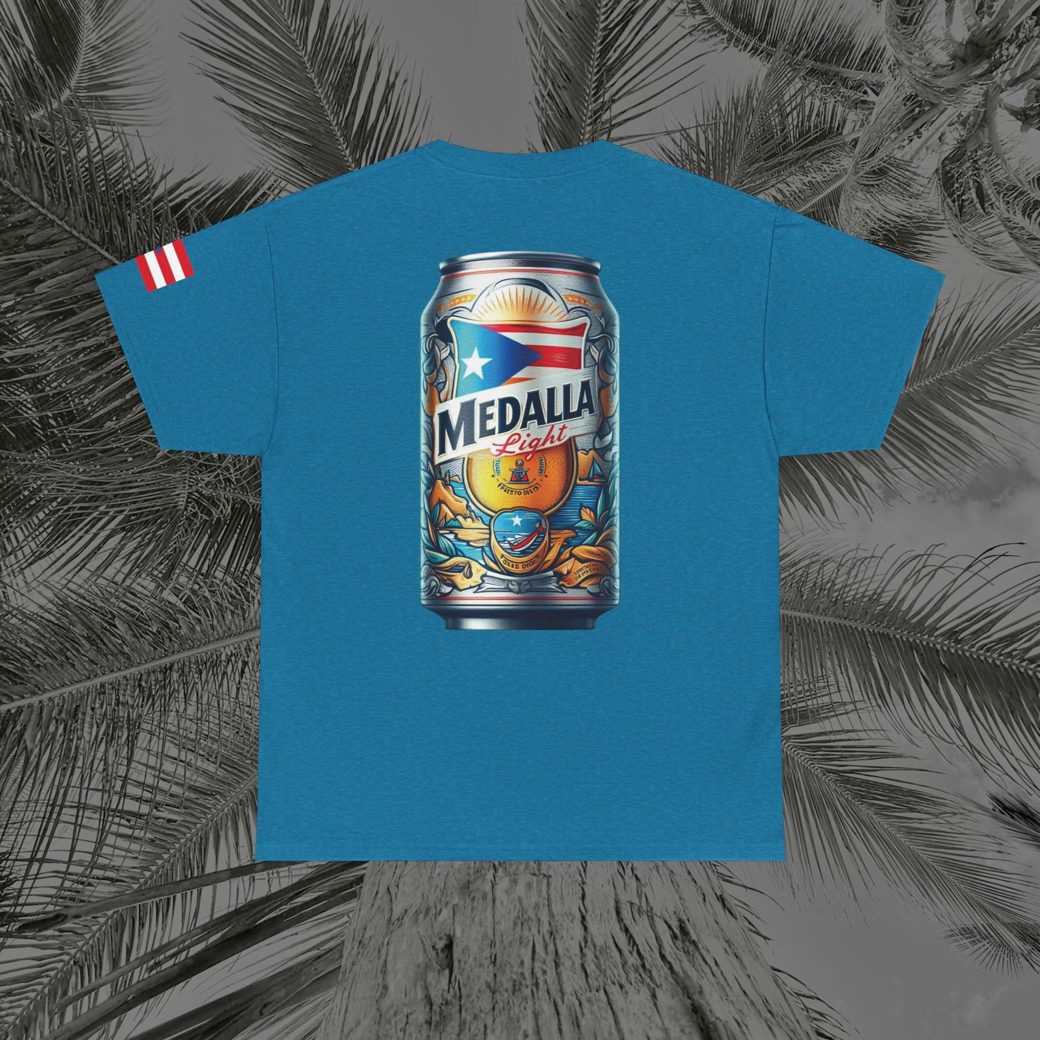 Crack Open A Unique Medalla - PR COLLECTION - (UNISEX) Heavy Cotton Tee - Aliento De Vida