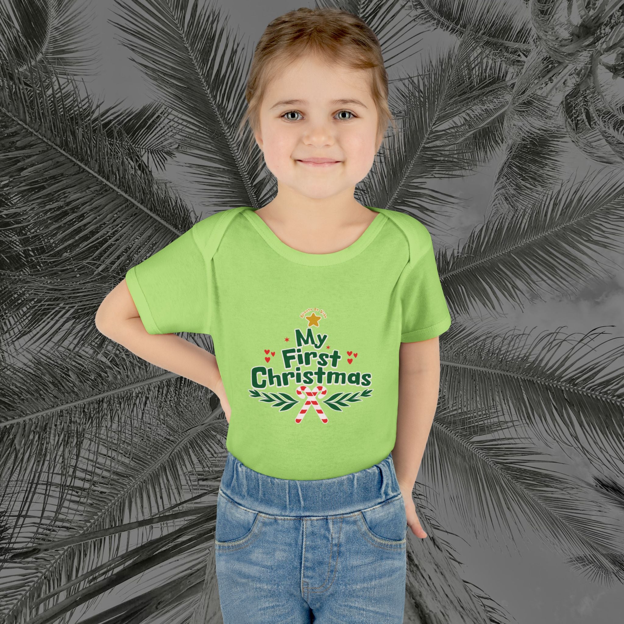 Tiny Tree Topper - (UNISEX) Baby Bodysuit / Infant Onesie - Aliento De Vida