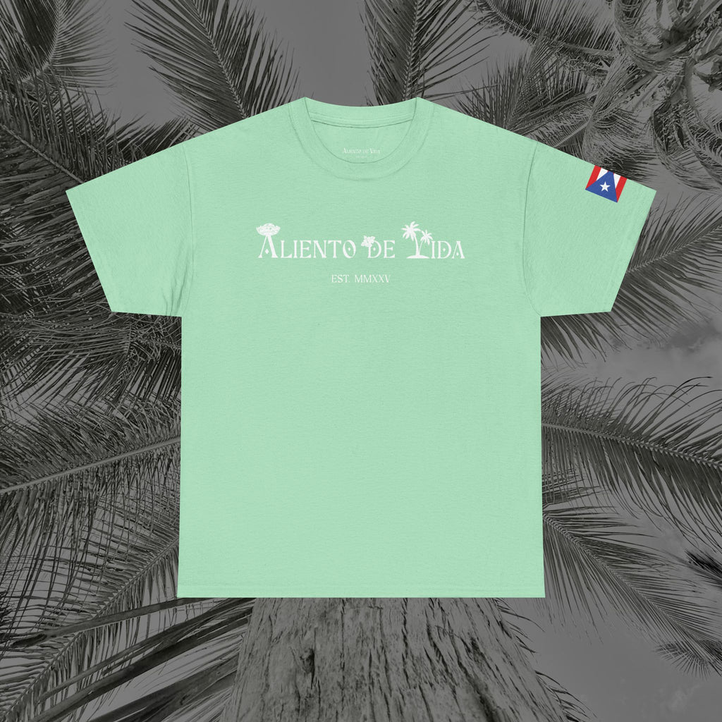 Island Cruiser - PR COLLECTION - (UNISEX) Heavy Cotton Tee - Aliento De Vida