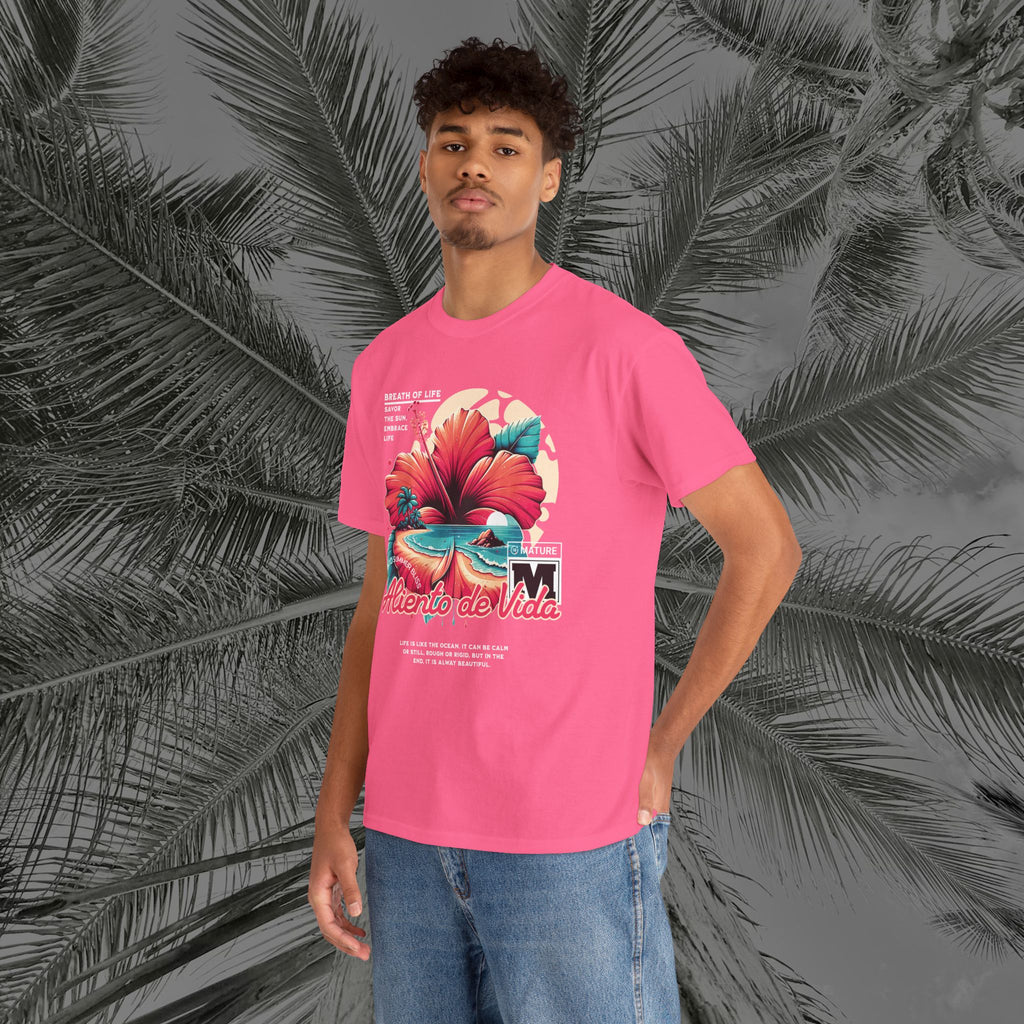 Breath Of Paradise - (UNISEX) Heavy Cotton T-Shirt - Aliento De Vida