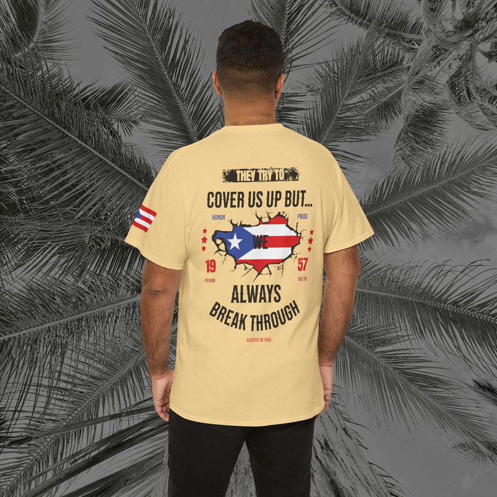 WE ARE PUERTO RICAN - PR COLLECTION - (UNISEX) Heavy Cotton Tee - Aliento De Vida