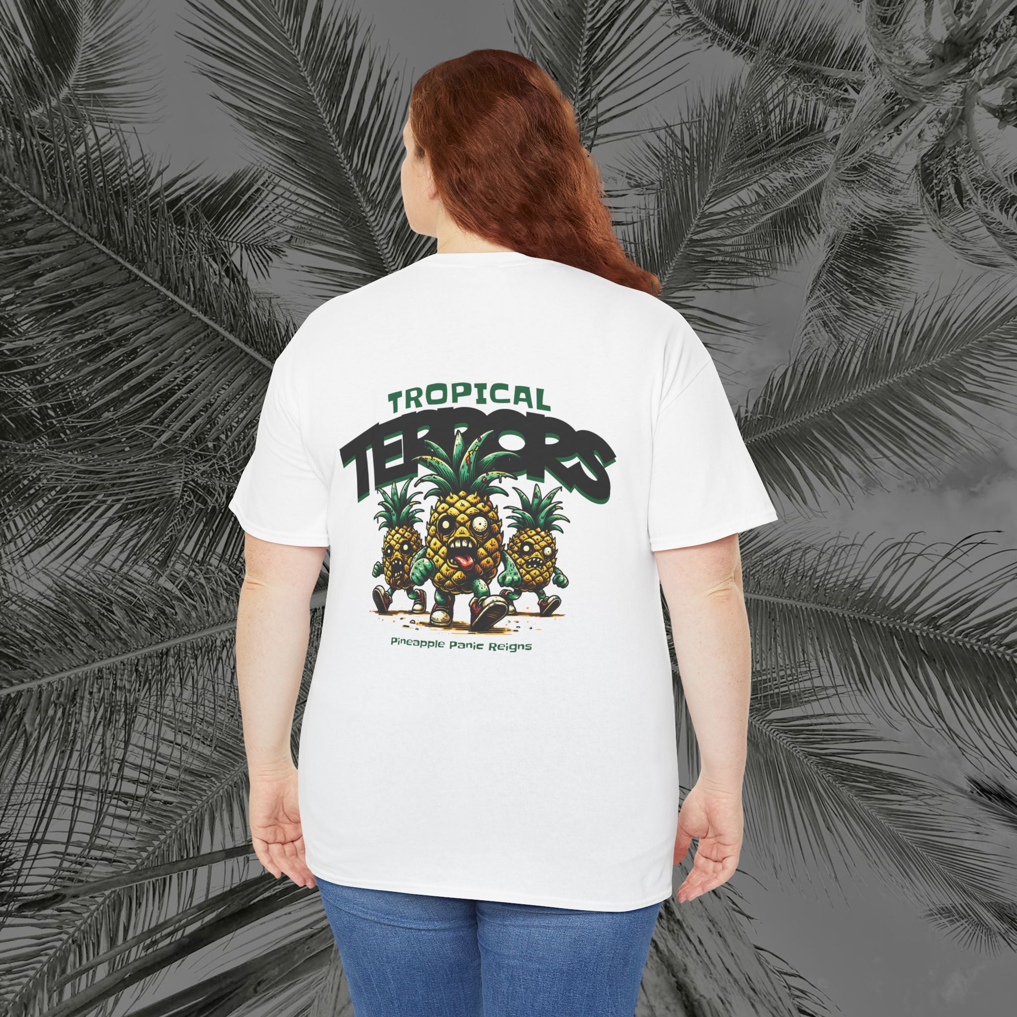 Tropical Terrors - (UNISEX) Heavy Cotton T-Shirt - Aliento De Vida