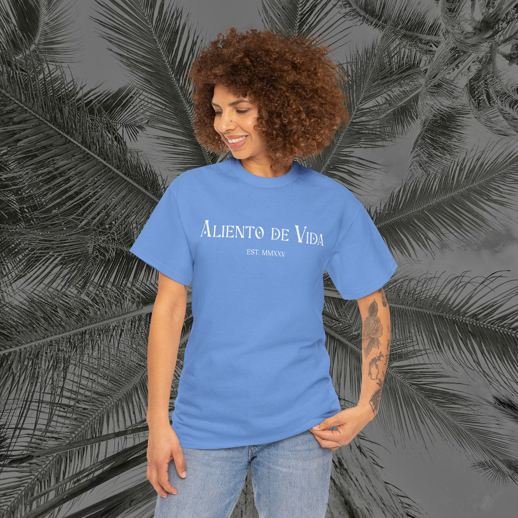 Peace Through Prayer - (UNISEX) Heavy Cotton Tee - Aliento De Vida