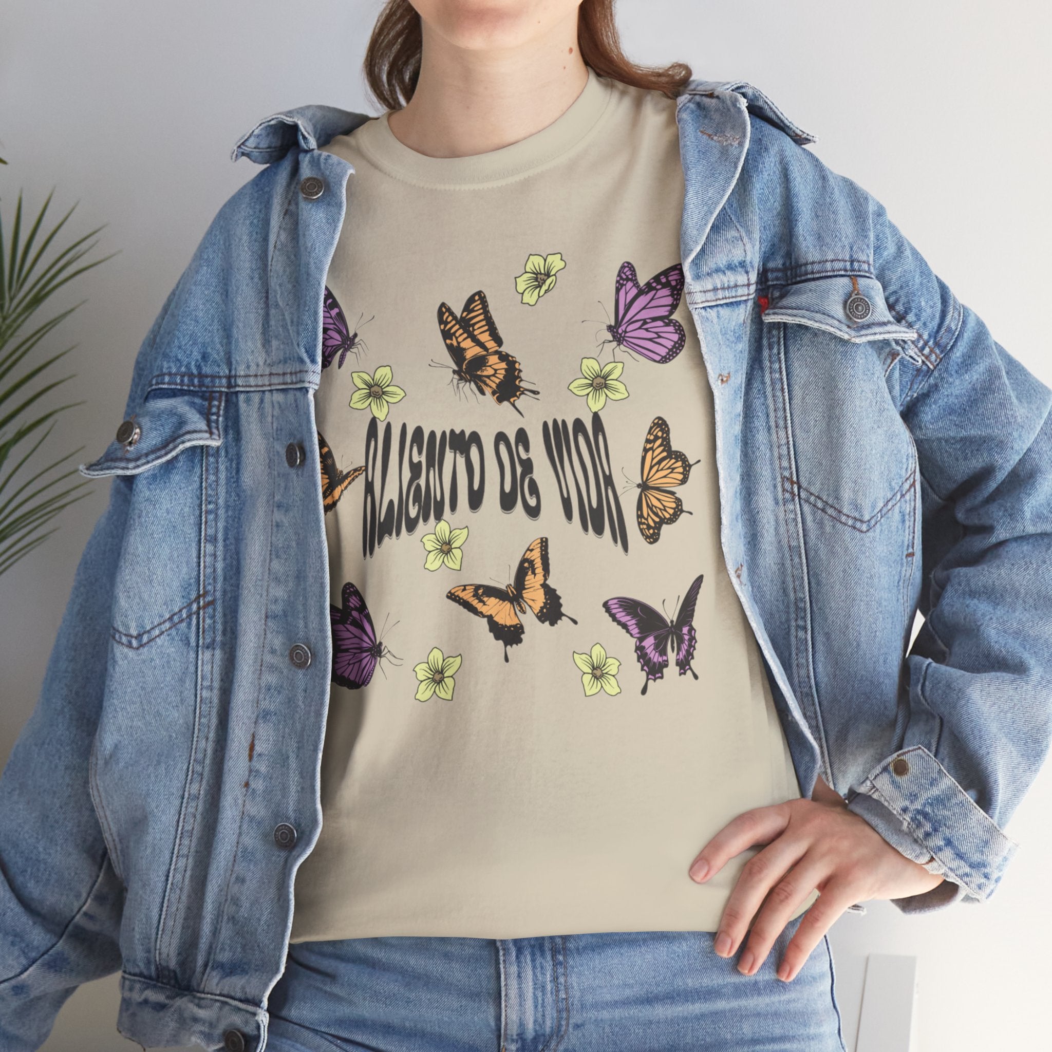 Butterfly Effect - (UNISEX) Heavy Cotton T-Shirt - Aliento De Vida