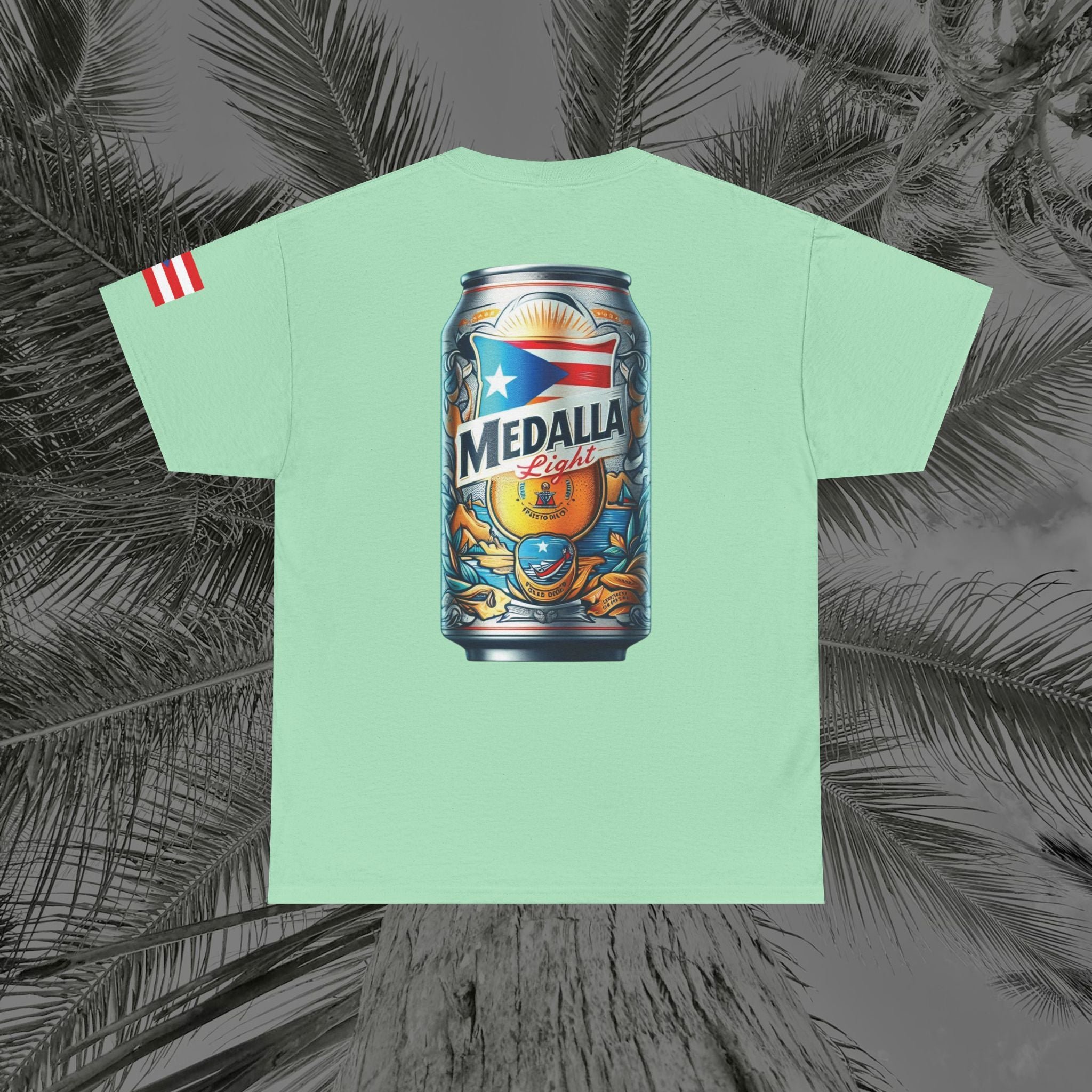 Crack Open A Unique Medalla - PR COLLECTION - (UNISEX) Heavy Cotton Tee - Aliento De Vida