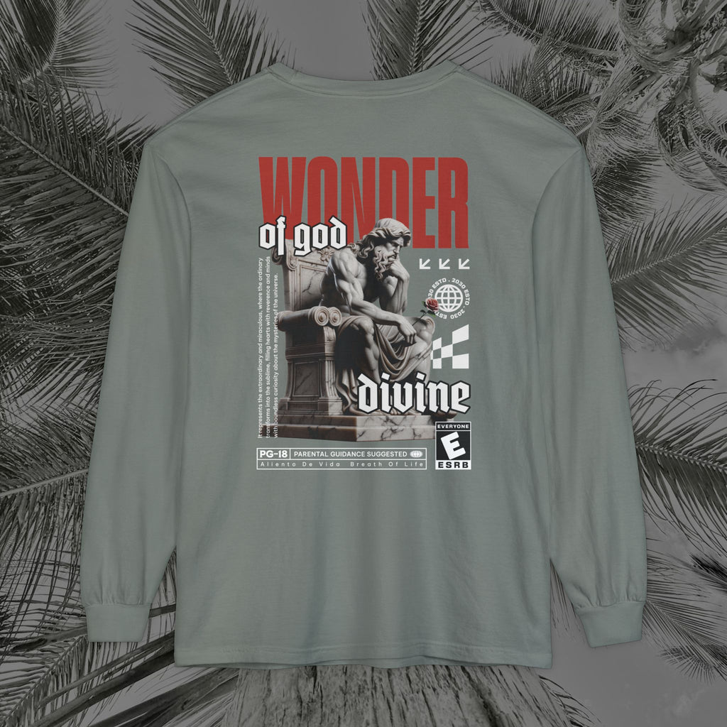 Throne of the Divine - (UNISEX) Long Sleeve Shirt - Aliento De Vida