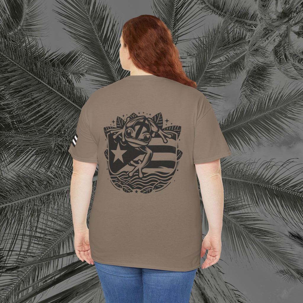 Frog Of The Island - PR COLLECTION - (UNISEX) Heavy Cotton Tee - Aliento De Vida