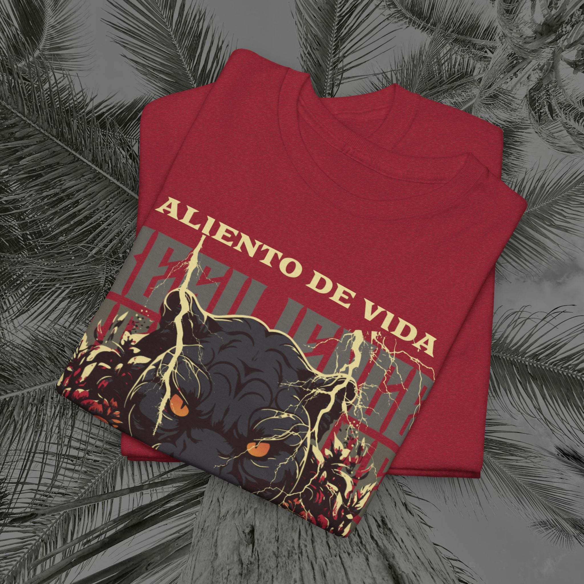 Rise of the Panther - (UNISEX) Heavy Cotton Tee - Aliento De Vida