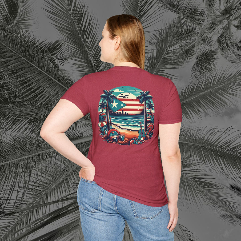 A Slice of Paradise - PR COLLECTION - (UNISEX) Soft style T-Shirt - Aliento De Vida
