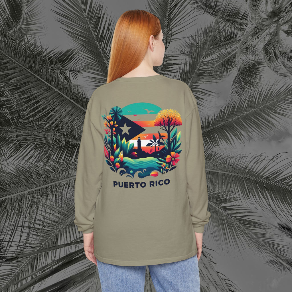 Isla Vibrante - (UNISEX) Long Sleeve T-Shirt - Aliento De Vida