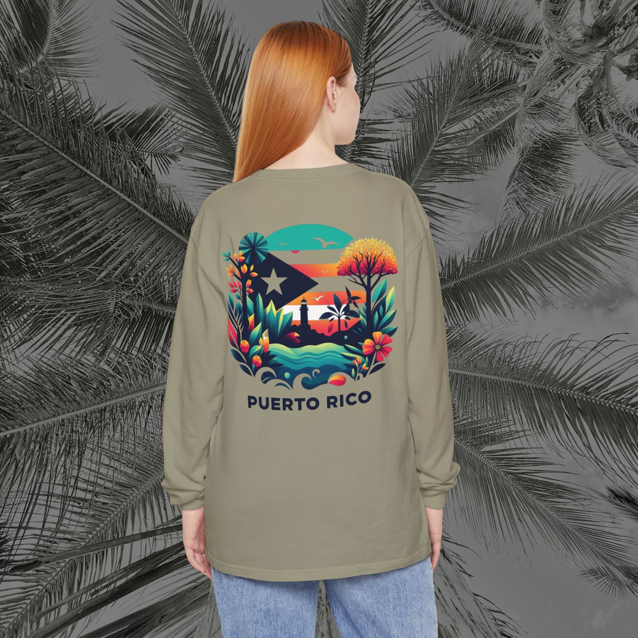 Isla Vibrante - (UNISEX) Long Sleeve T-Shirt - Aliento De Vida