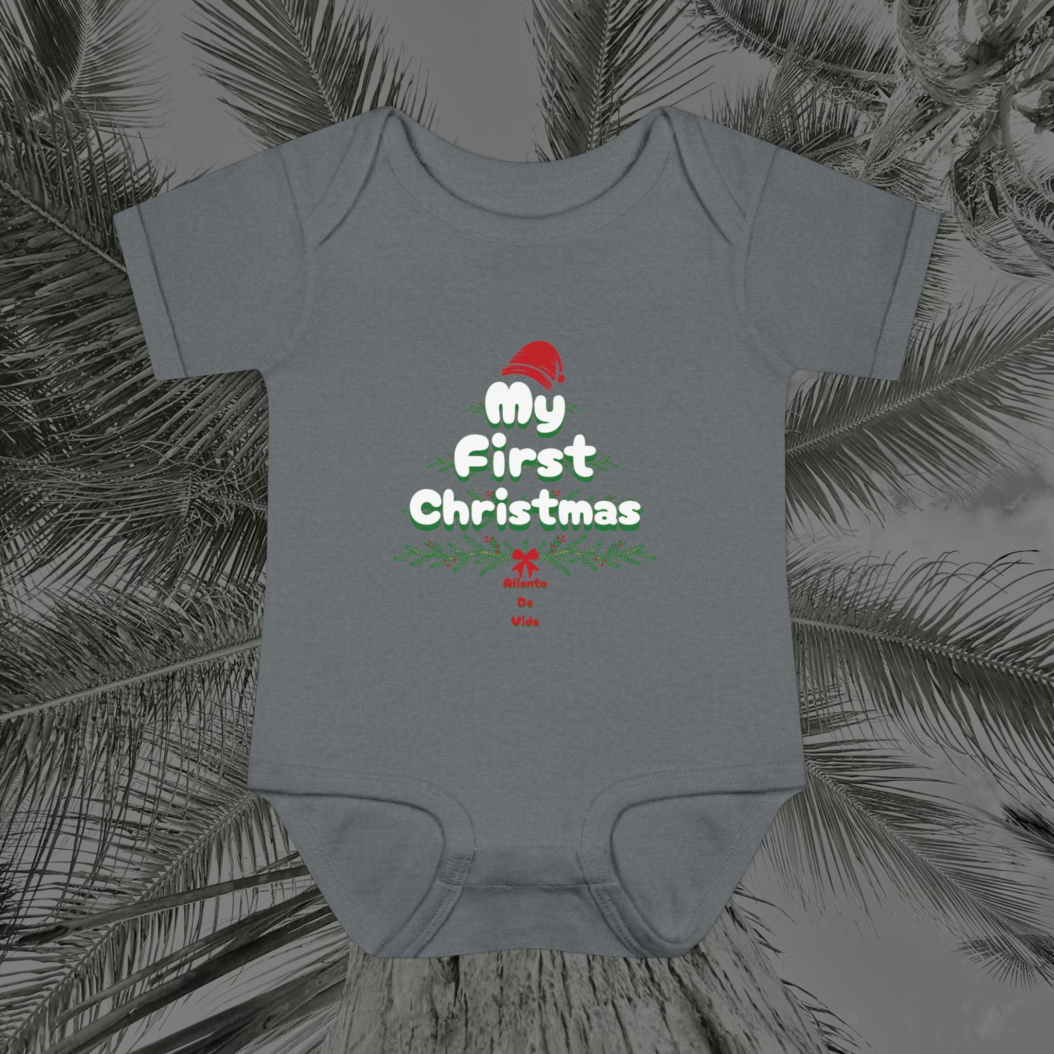 Tiny Claus in Training - (UNISEX) Baby Bodysuit / Infant Onesie - Aliento De Vida
