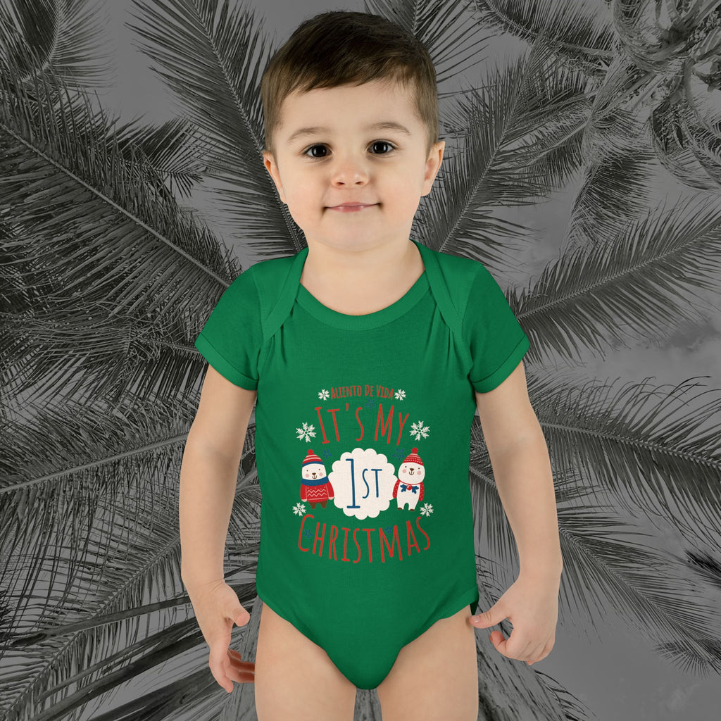 Little North Pole Newbie - (UNISEX) Baby Bodysuit / Infant Onesie - Aliento De Vida