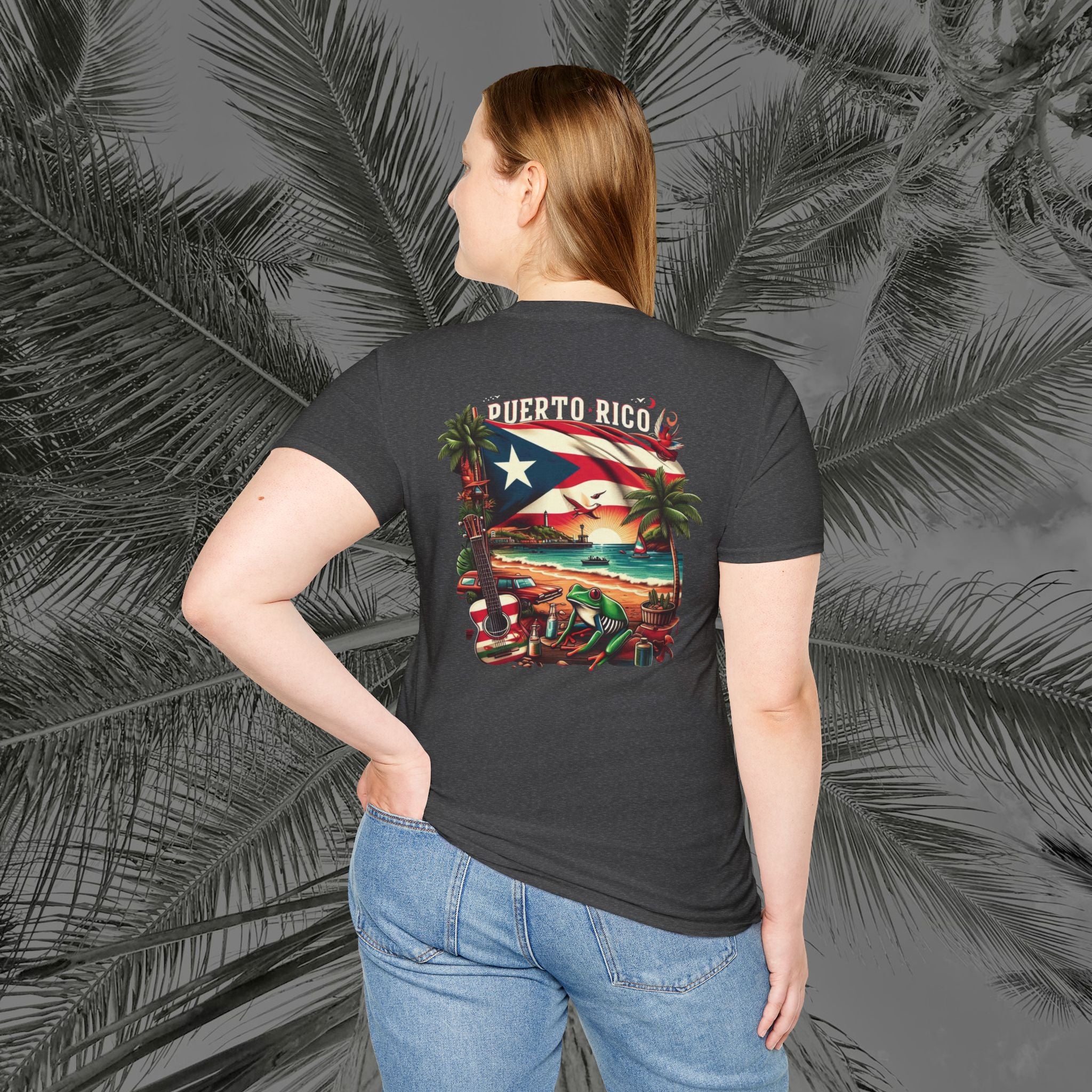 Coqui De La Playa - PR COLLECTION - (UNISEX) T-Shirt - Aliento De Vida