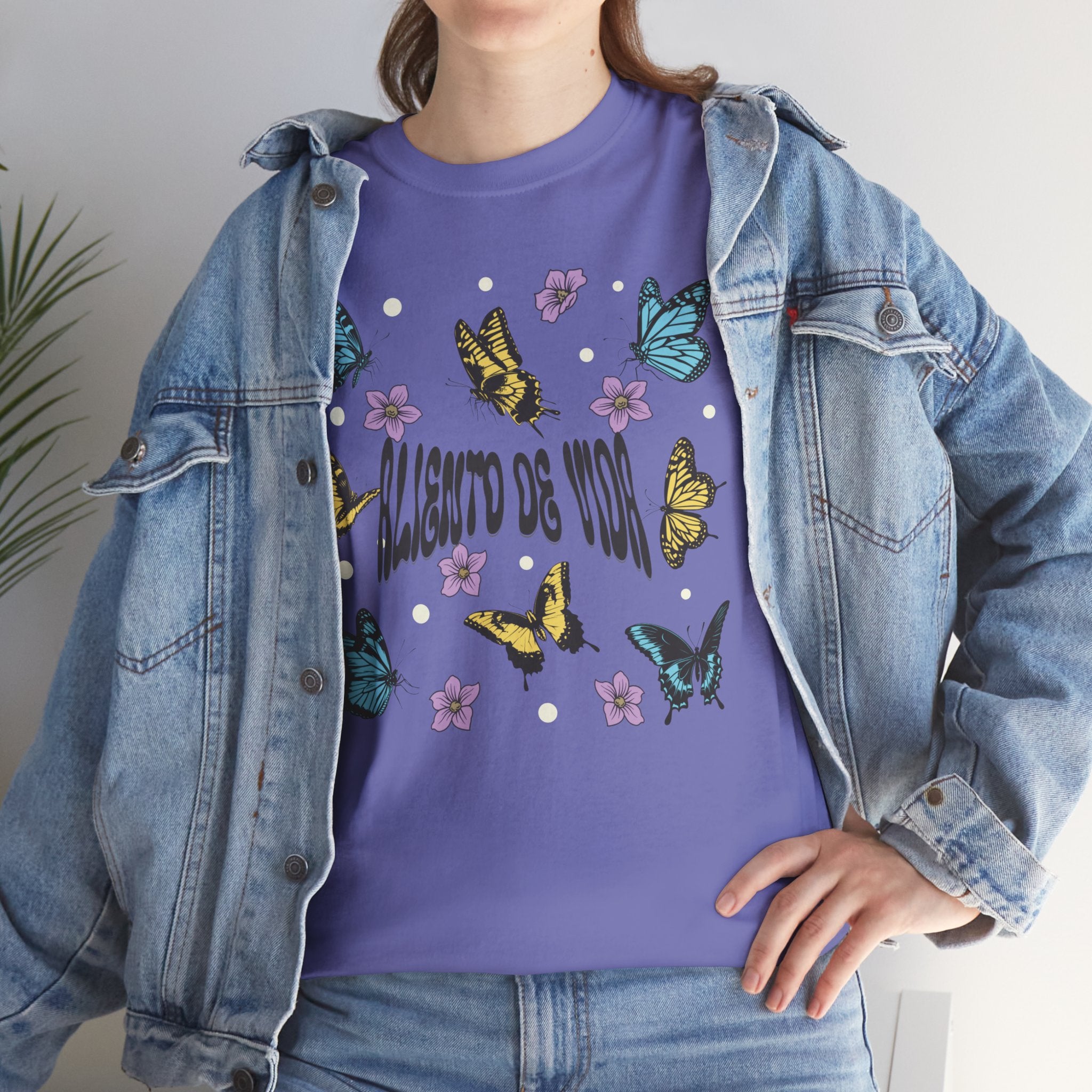 Butterfly Effect #2 - (UNISEX) Heavy Cotton T-Shirt - Aliento De Vida
