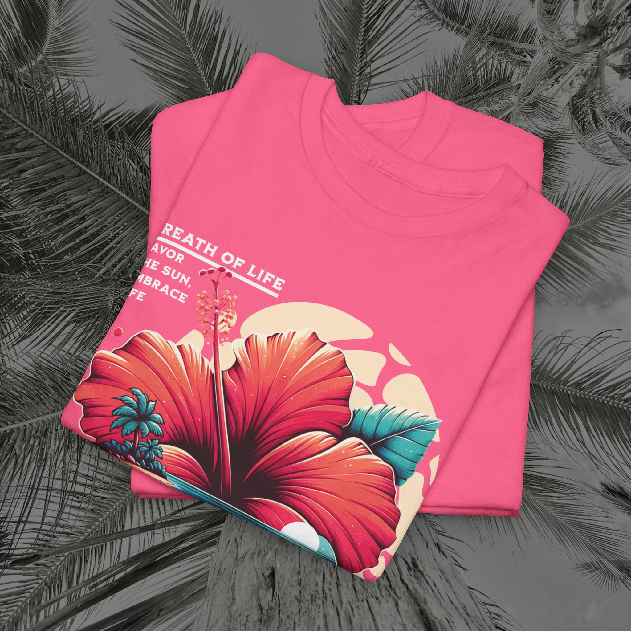 Breath Of Paradise - (UNISEX) Heavy Cotton T-Shirt - Aliento De Vida