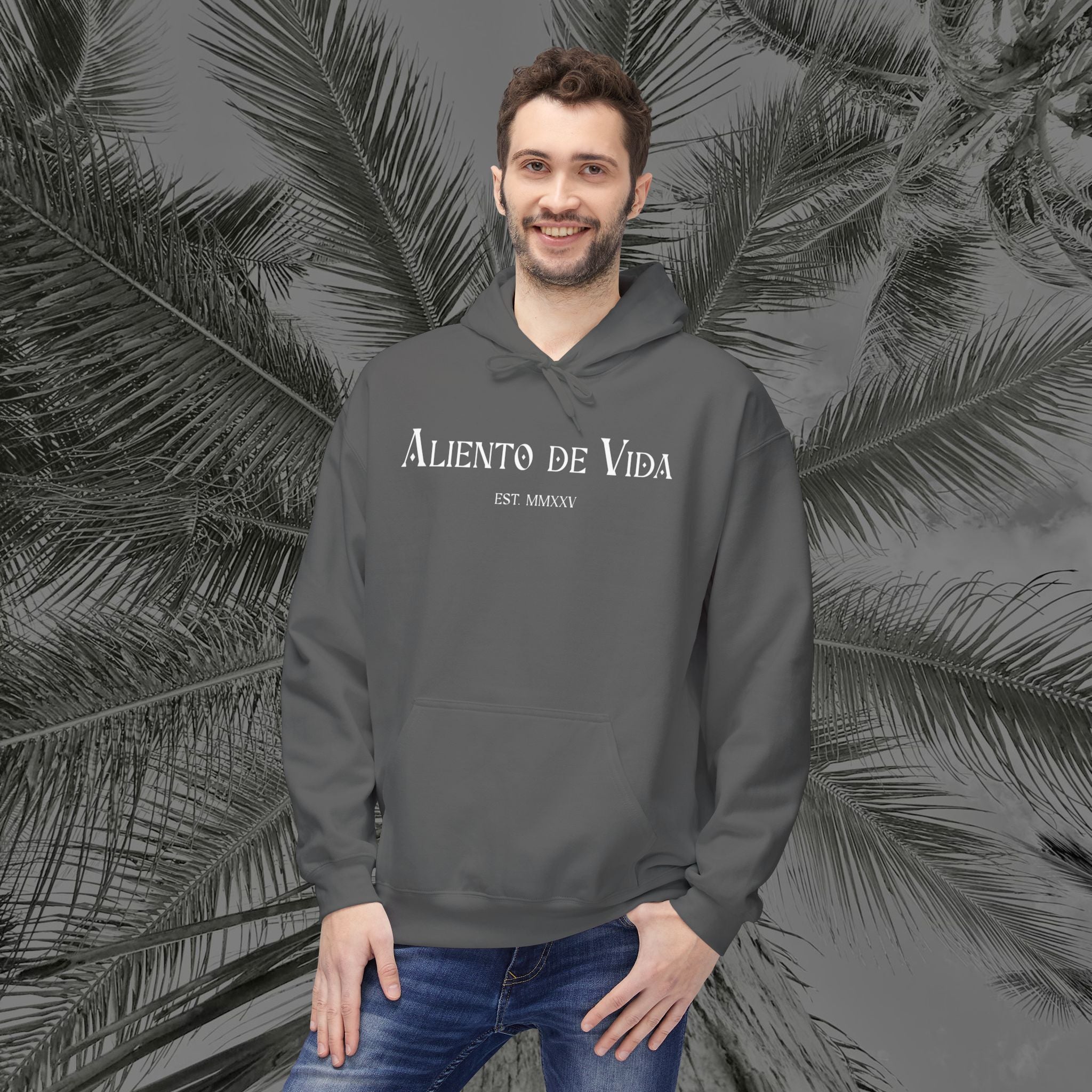 Peace Through Prayer - (UNISEX) Midweight Fleece Hoodie - Aliento De Vida