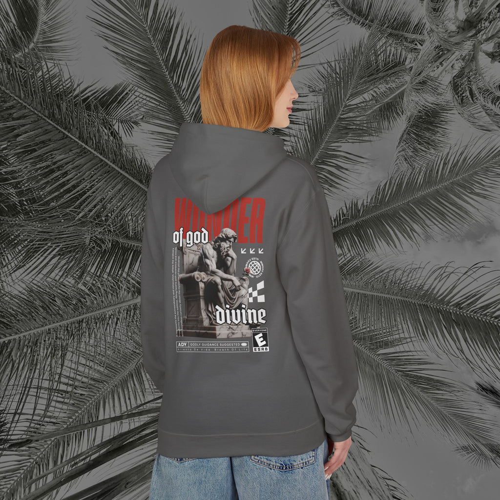 Throne of the Divine - (UNISEX) Midweight Fleece Hoodie - Aliento De Vida