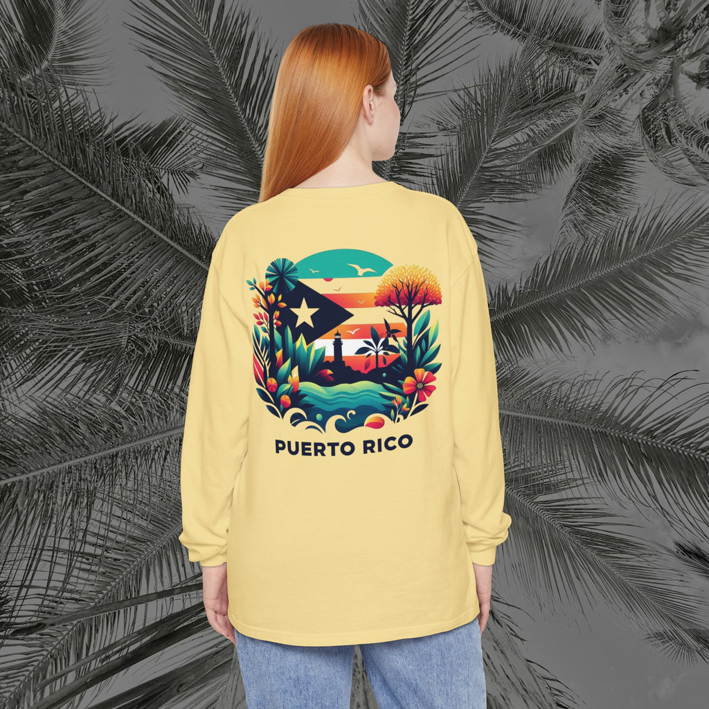 Isla Vibrante - (UNISEX) Long Sleeve T-Shirt - Aliento De Vida