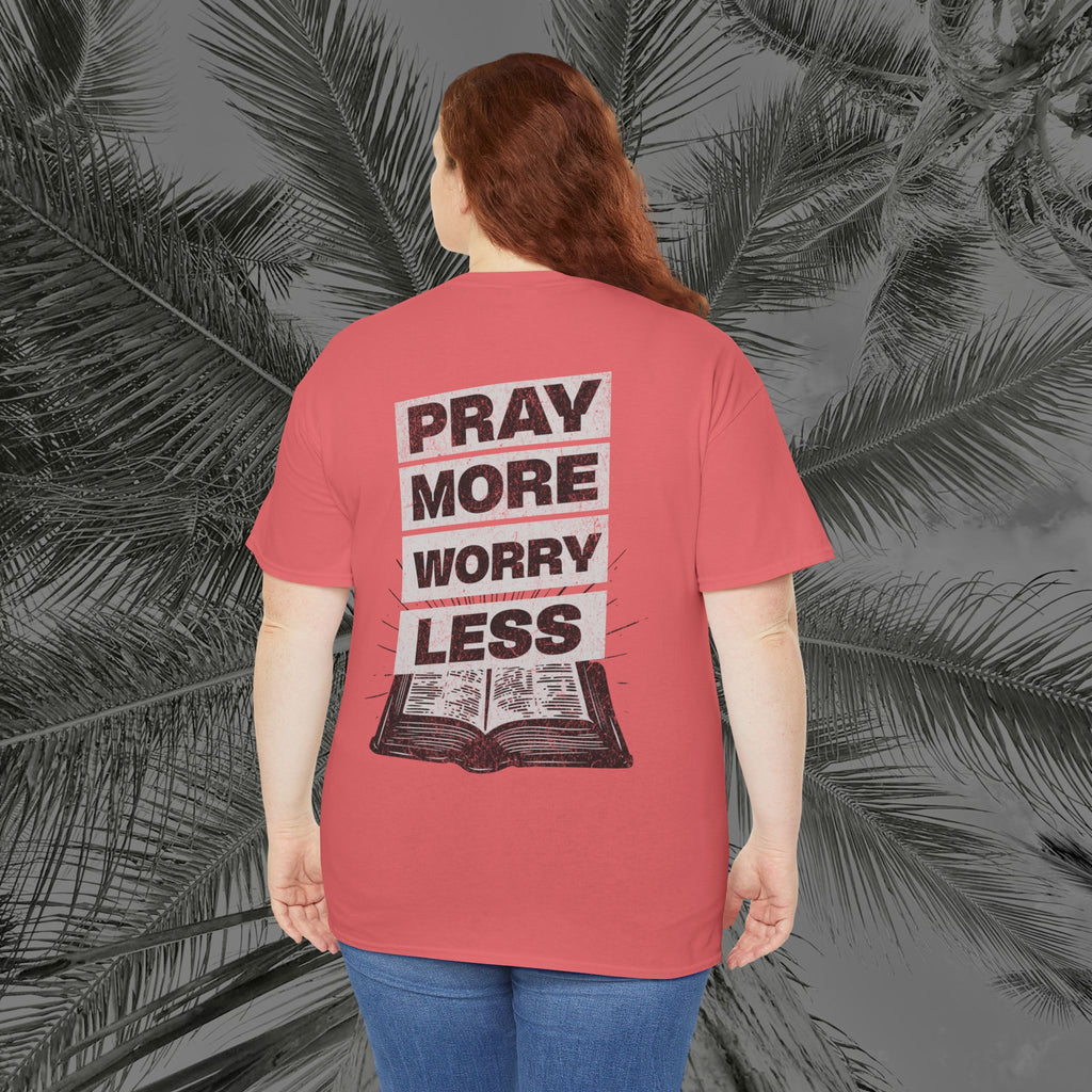 Peace Through Prayer - (UNISEX) Heavy Cotton Tee - Aliento De Vida