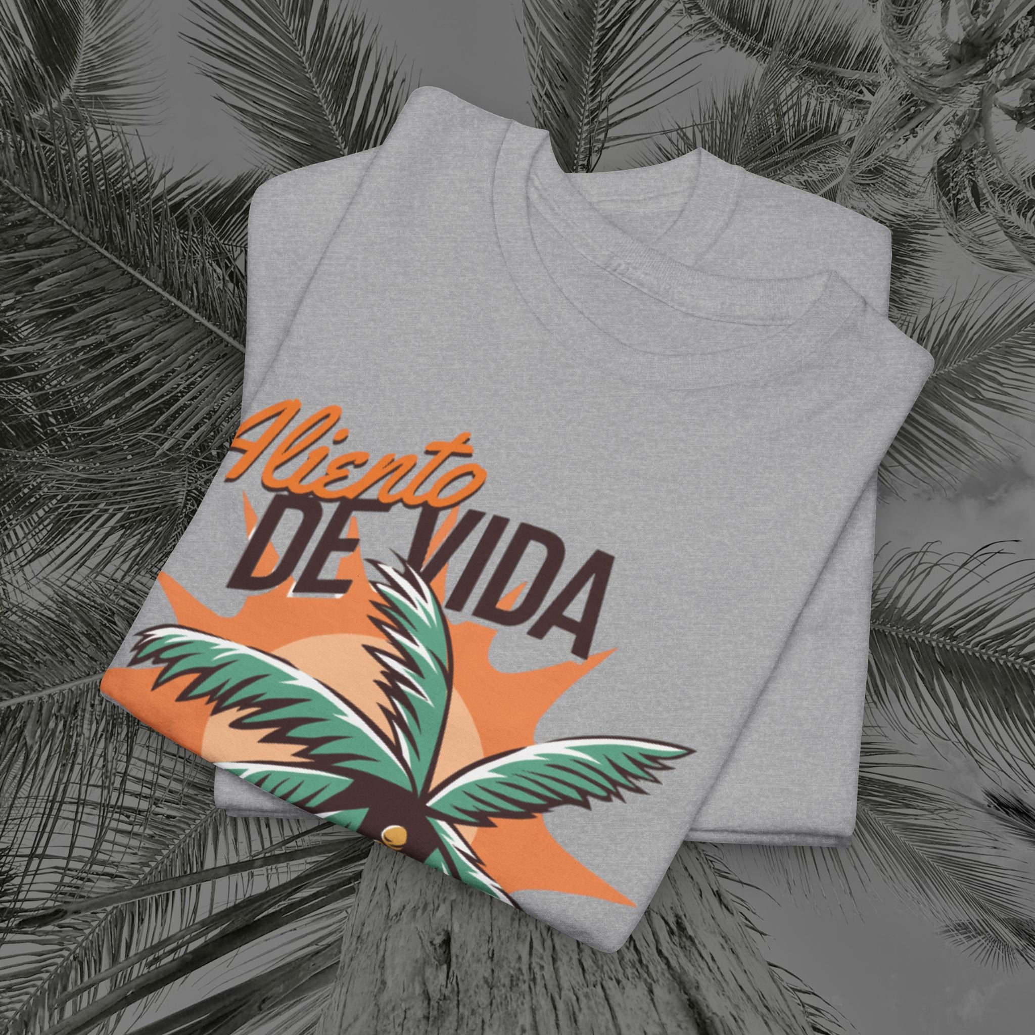 Pure Palm - (UNISEX) Heavy Cotton Tee - Aliento De Vida