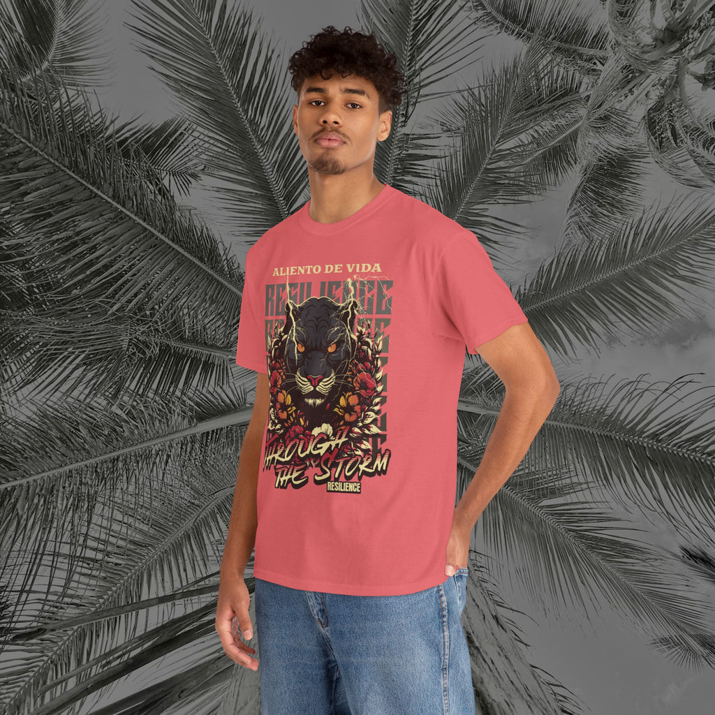 Rise of the Panther - (UNISEX) Heavy Cotton Tee - Aliento De Vida