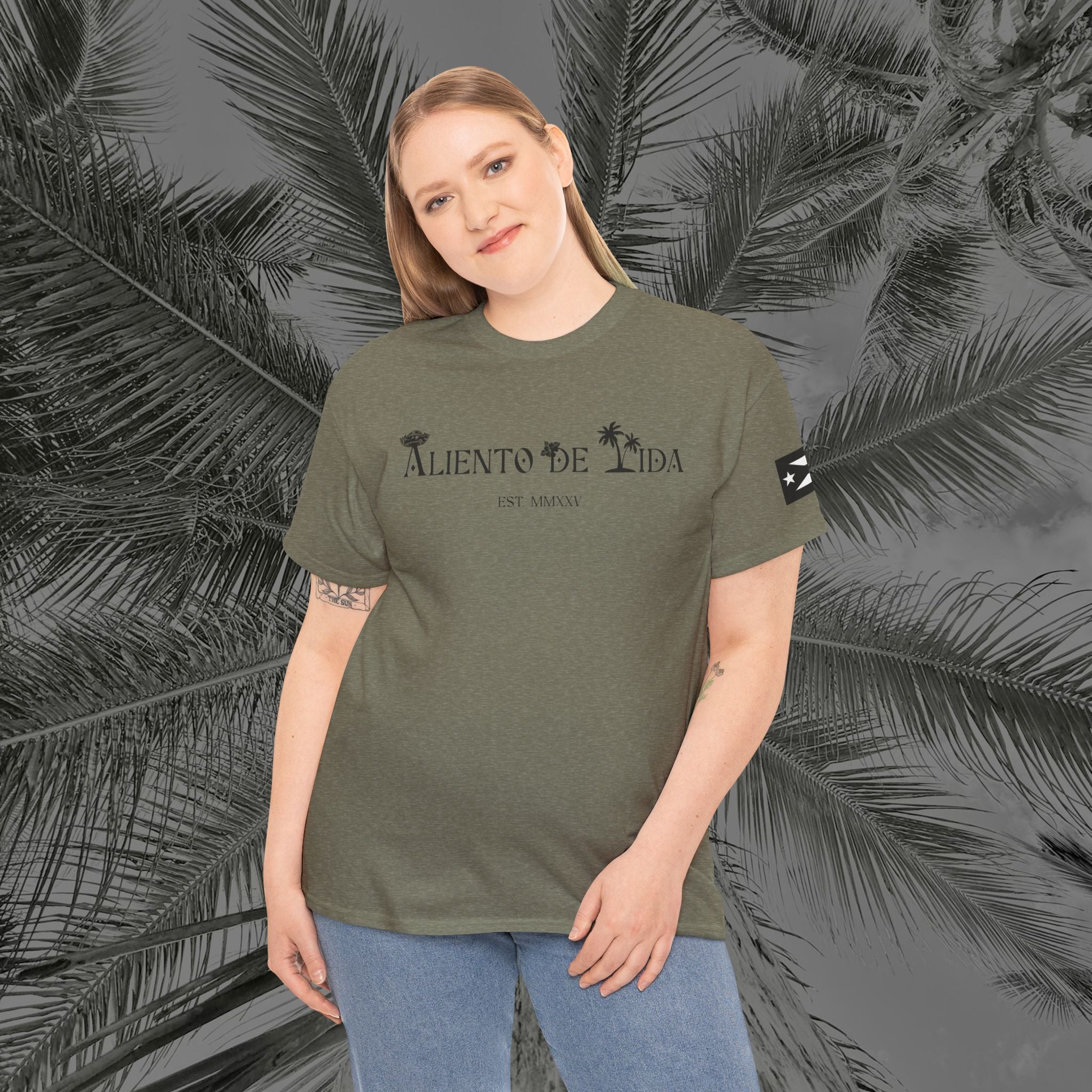 Frog Of The Island - PR COLLECTION - (UNISEX) Heavy Cotton Tee - Aliento De Vida