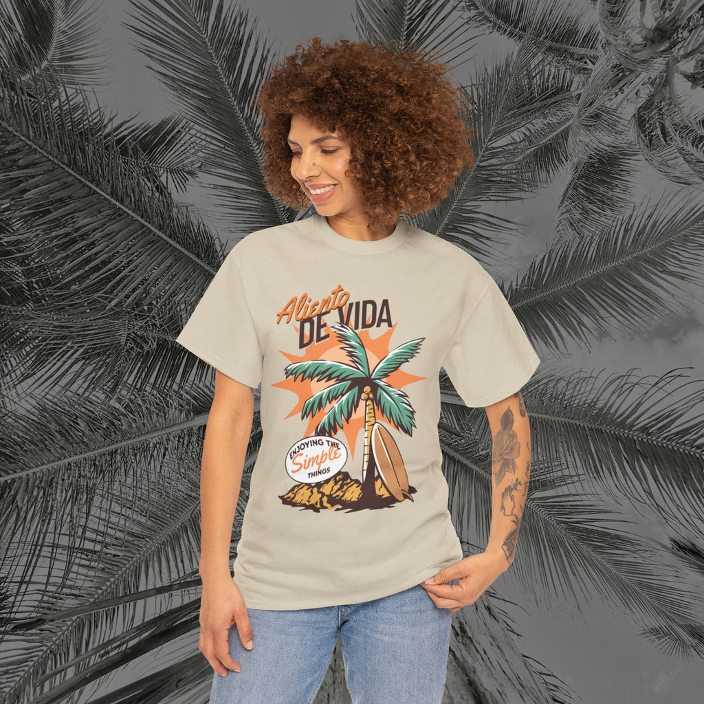 Pure Palm - (UNISEX) Heavy Cotton Tee - Aliento De Vida