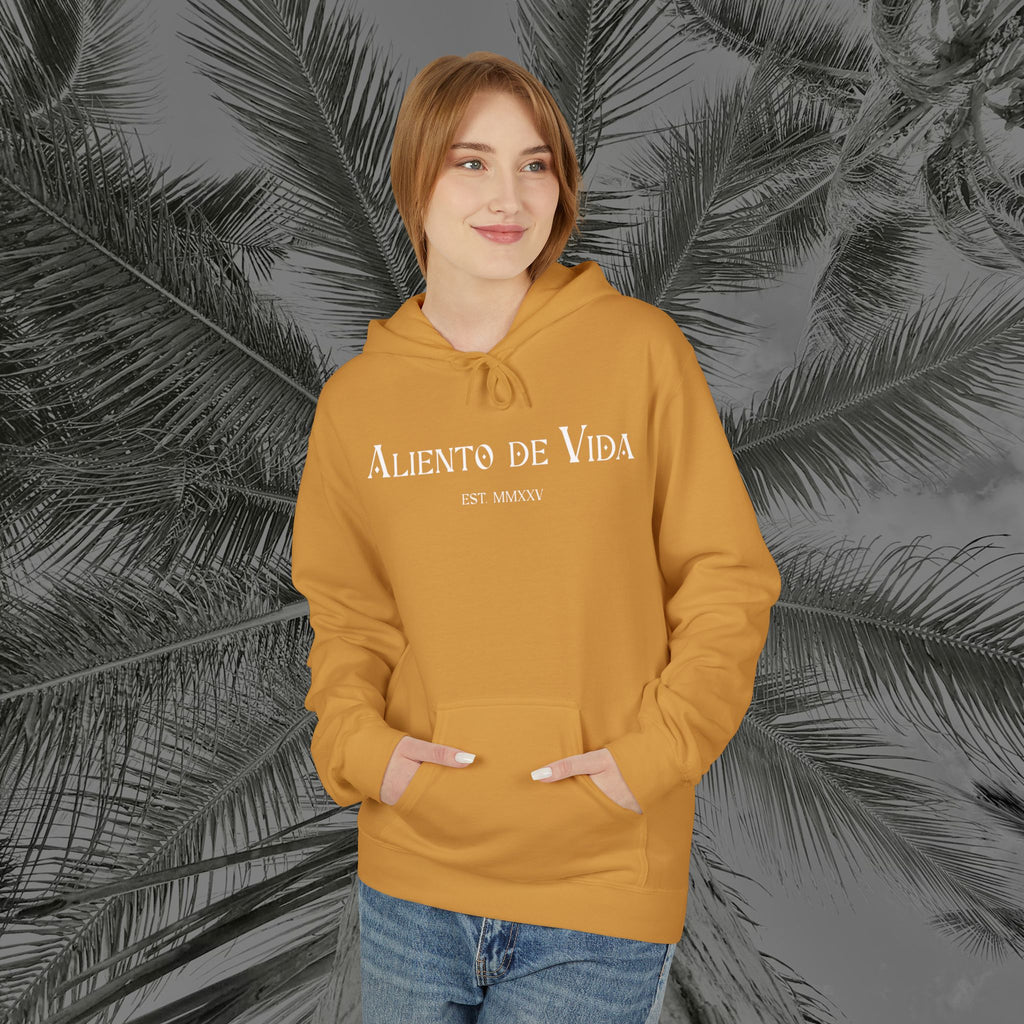 Throne of the Divine - (UNISEX) Midweight Fleece Hoodie - Aliento De Vida