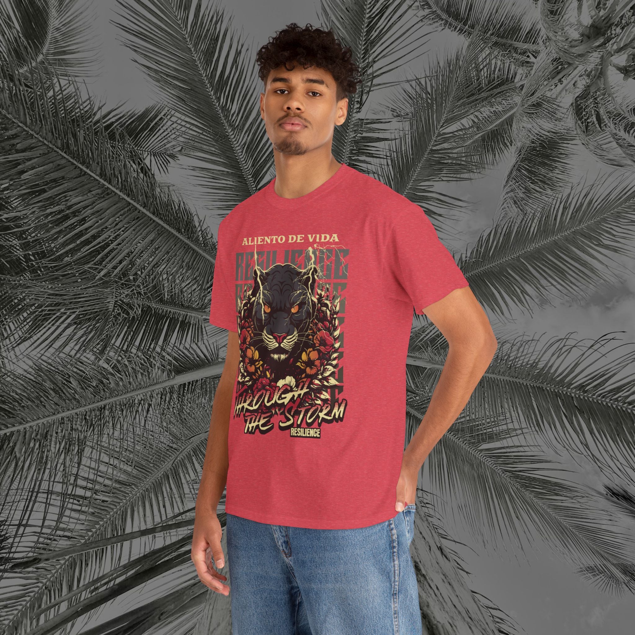 Rise of the Panther - (UNISEX) Heavy Cotton Tee - Aliento De Vida
