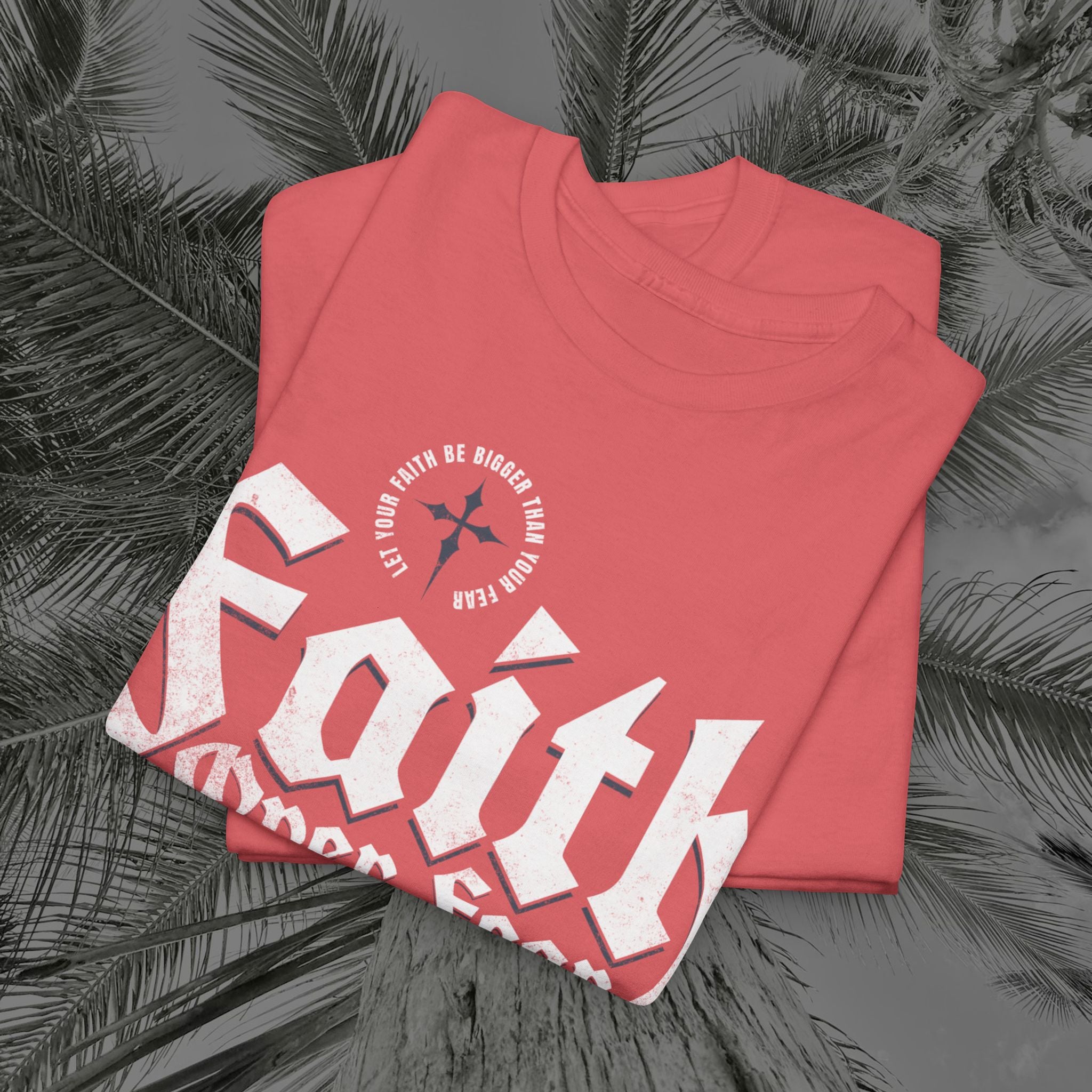 Faith Over Fear - (UNISEX) Heavy Cotton Tee - Aliento De Vida