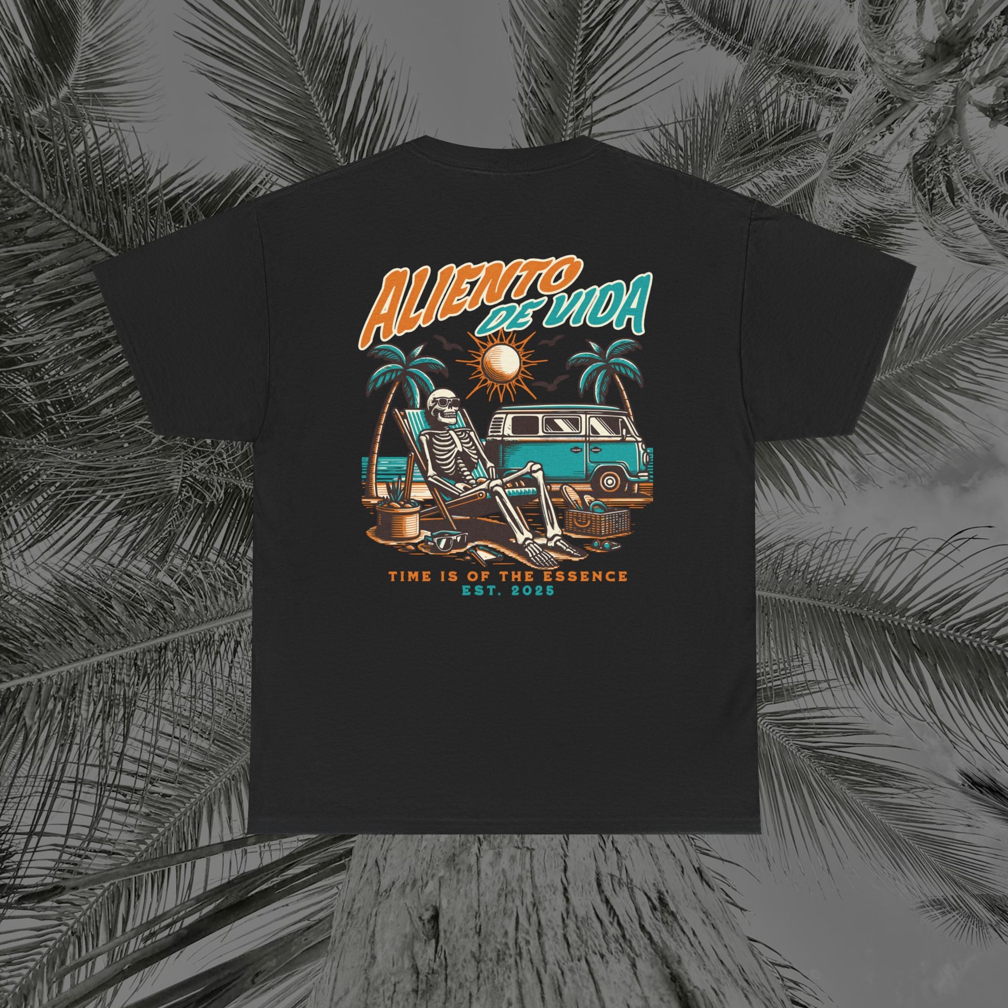 Beach, Please—I’m Dead - (UNISEX) Heavy Cotton T-Shirt - Aliento De Vida