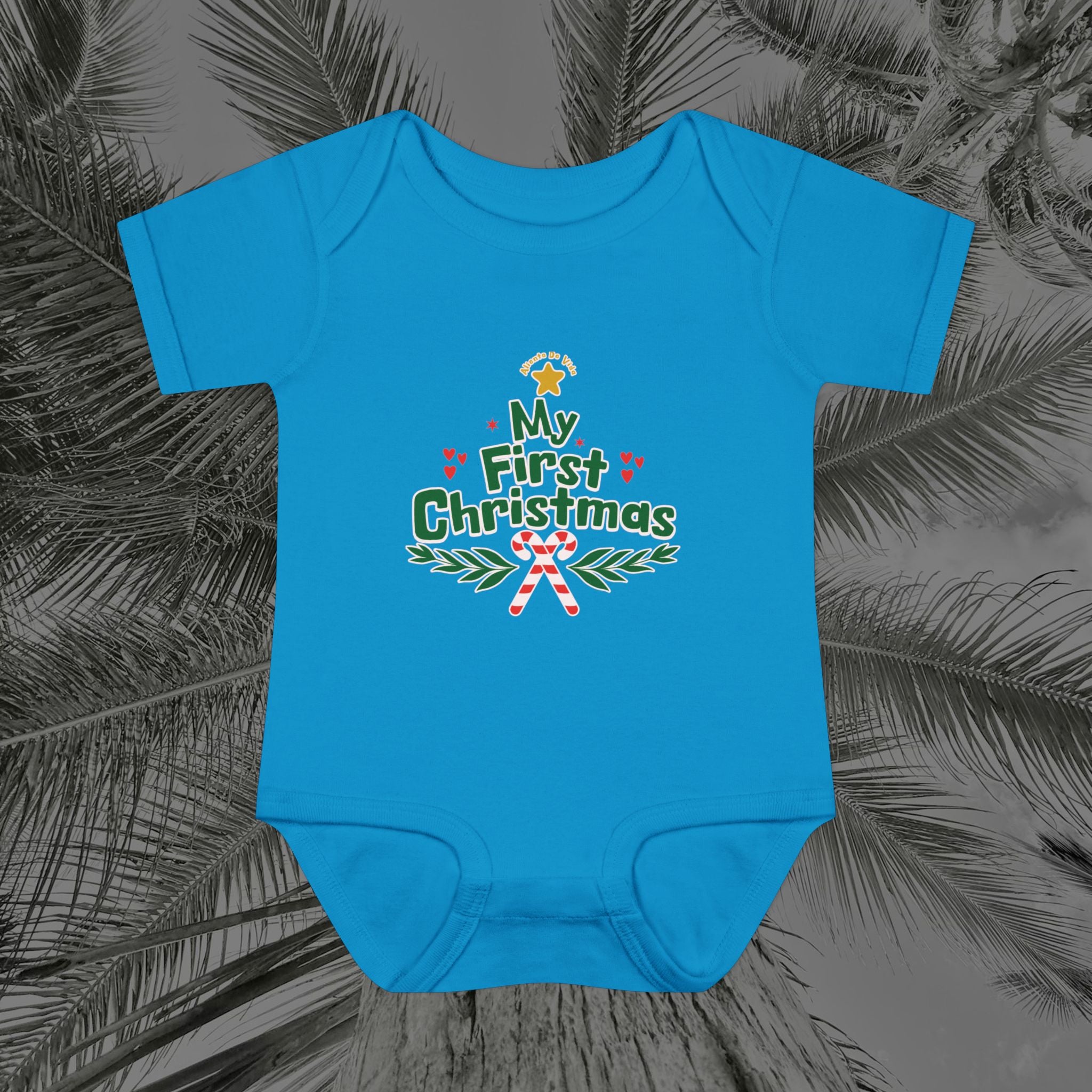 Tiny Tree Topper - (UNISEX) Baby Bodysuit / Infant Onesie - Aliento De Vida
