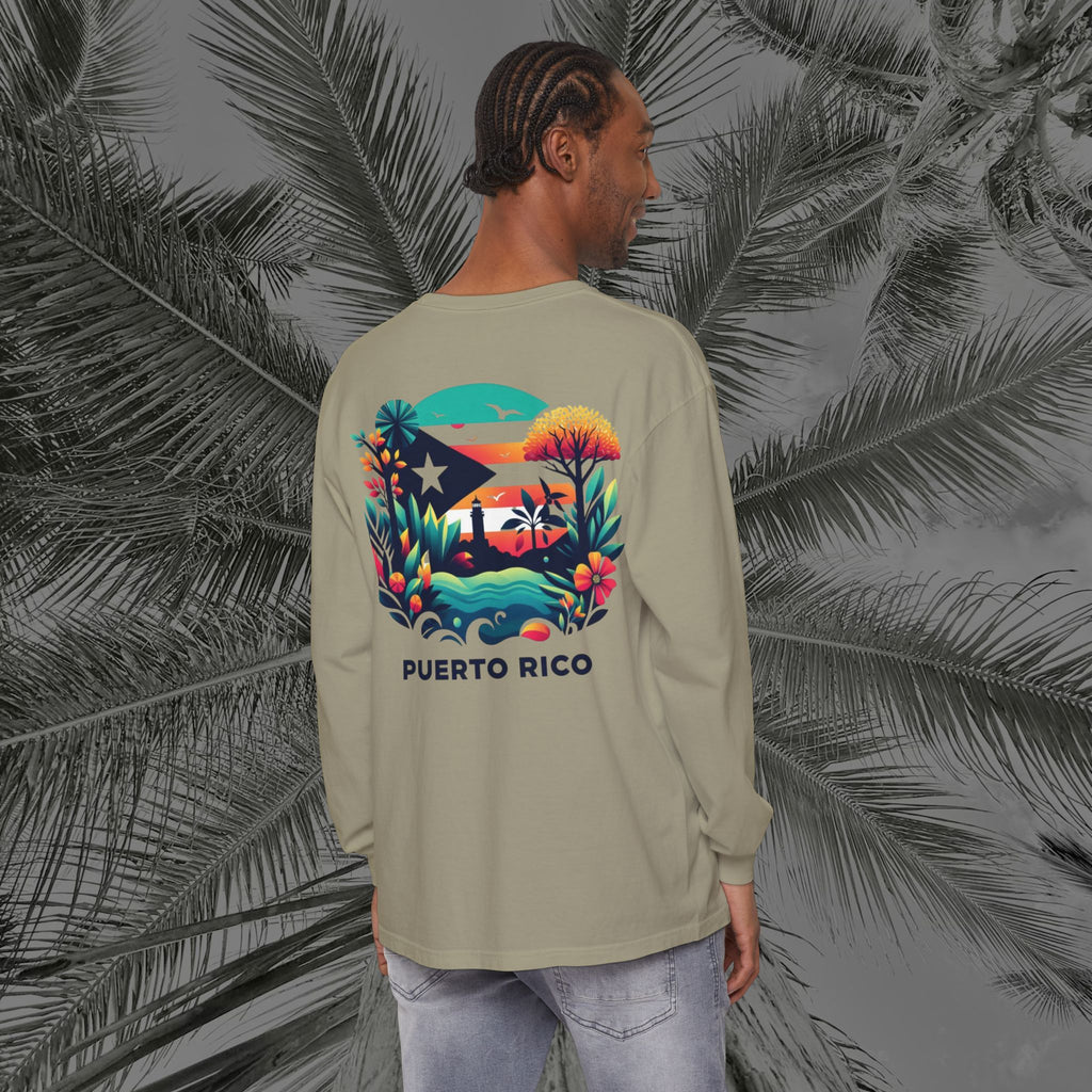 Isla Vibrante - (UNISEX) Long Sleeve T-Shirt - Aliento De Vida