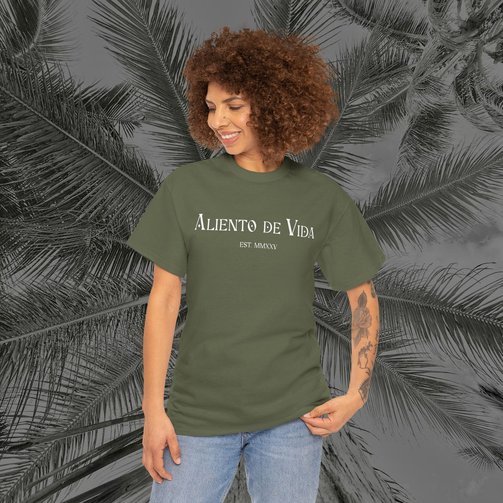 Peace Through Prayer - (UNISEX) Heavy Cotton Tee - Aliento De Vida