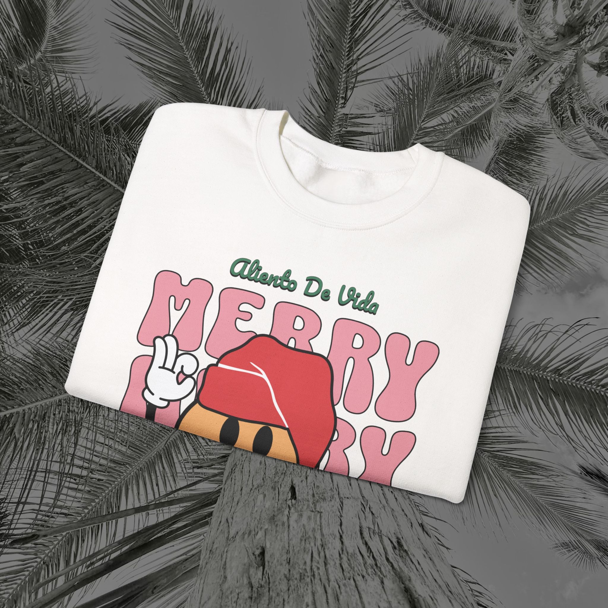 Happy Holidays - Cozy Crewneck Sweatshirt - Aliento De Vida