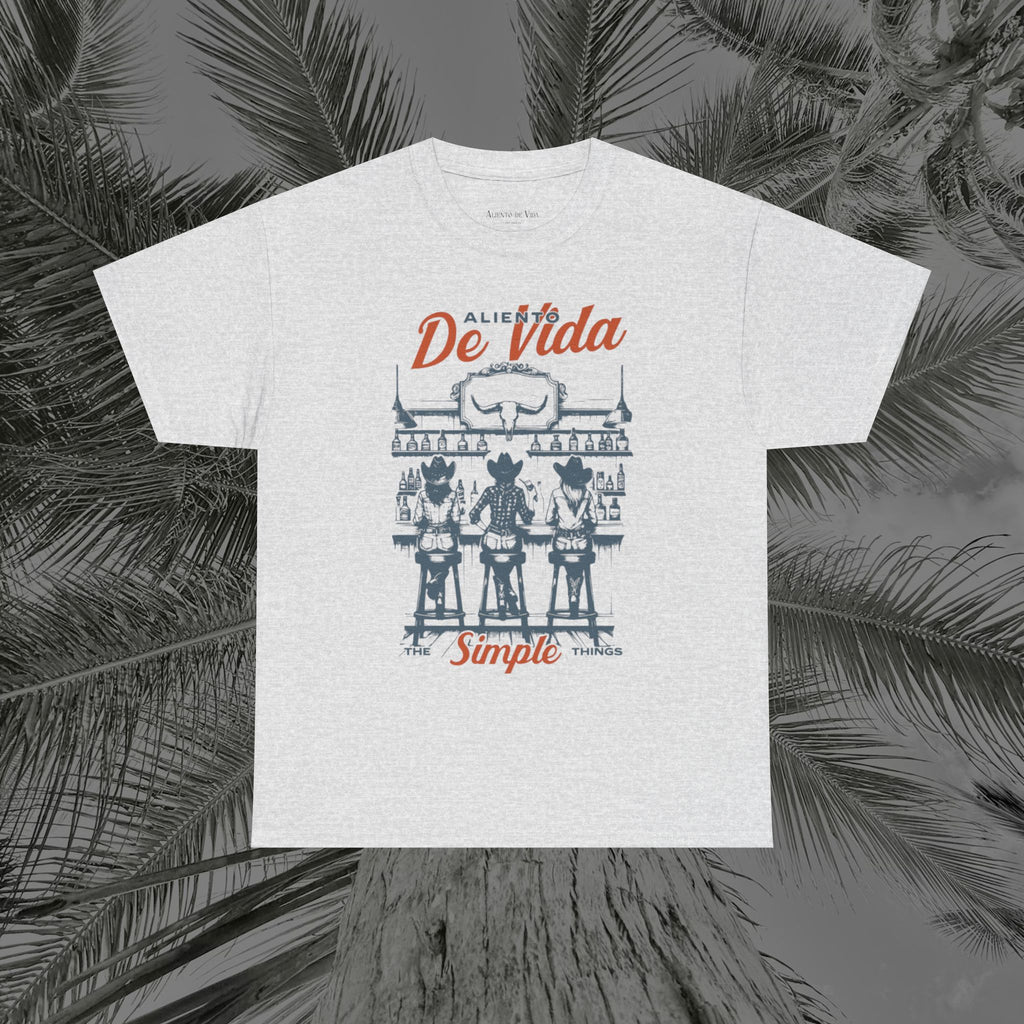 Let's Have A Drink - (UNISEX) Heavy Cotton T-Shirt - Aliento De Vida