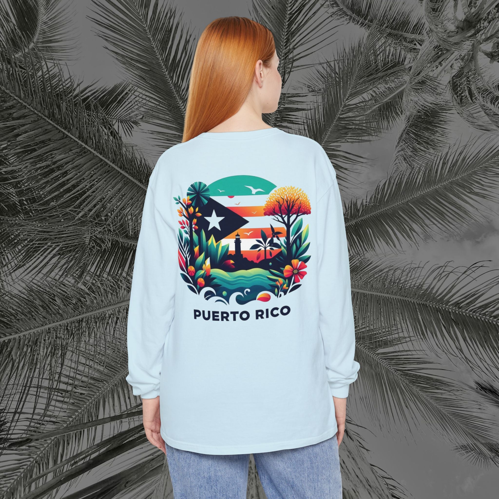 Isla Vibrante - (UNISEX) Long Sleeve T-Shirt - Aliento De Vida