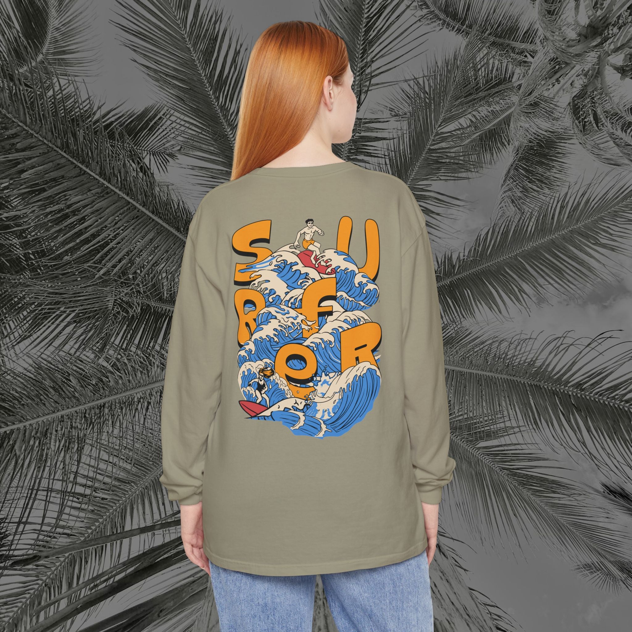 Ocean Motion - (UNISEX) Long Sleeve T-Shirt - Aliento de Vida