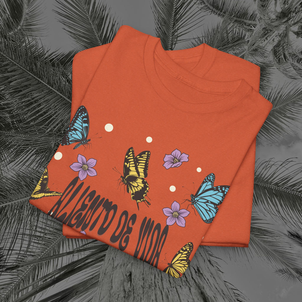 Butterfly Effect #2 - (UNISEX) Heavy Cotton T-Shirt - Aliento De Vida